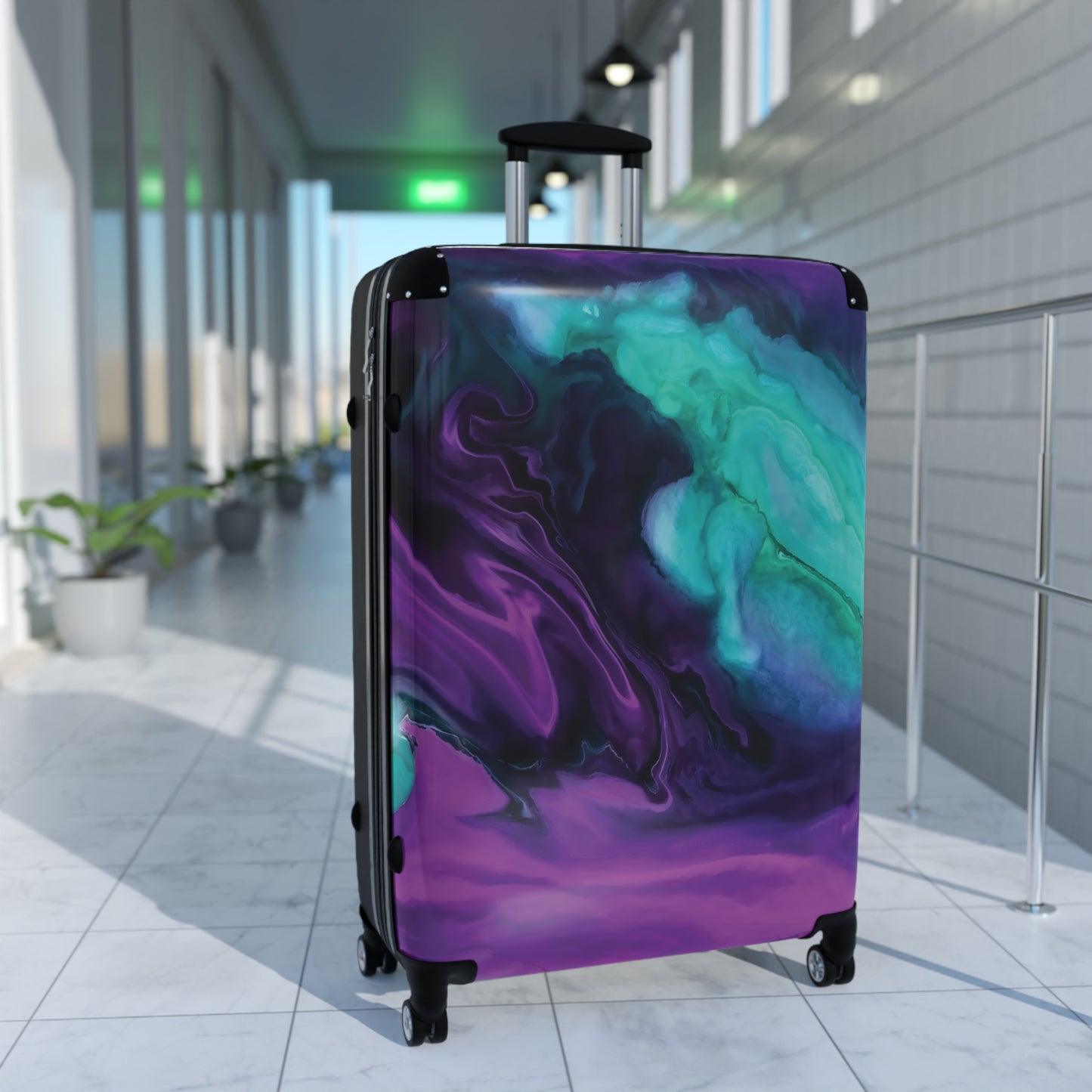 Abstract Colorful Abstract 2 Carry-On Suitcase - Stylish Luggage for Travelers