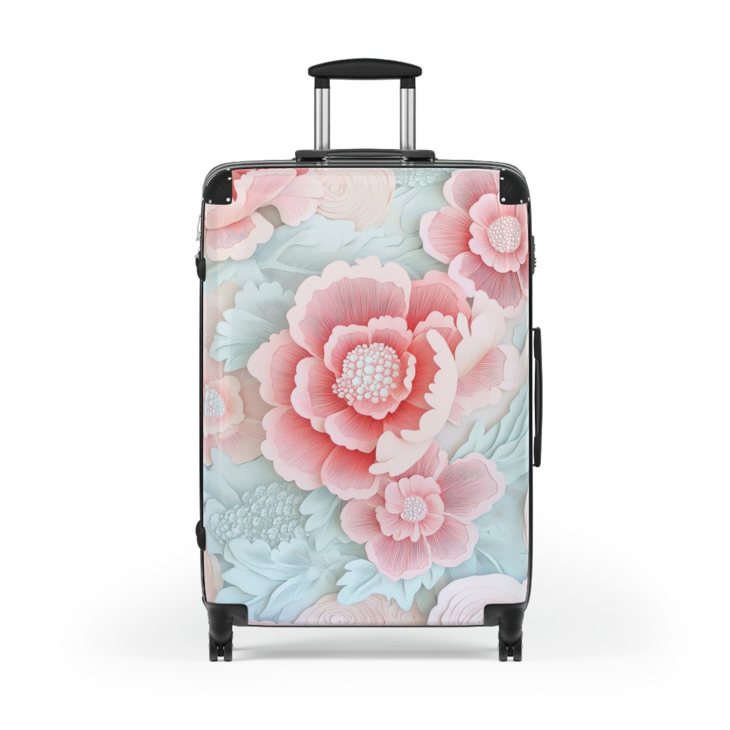 Nature Flowers Floral Intricate Art Carry-On Suitcase - Stylish Luggage for Travelers