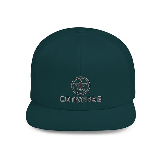 Converse Flat Bill Snapback – Lightweight, Custom Fit, Premium Quality