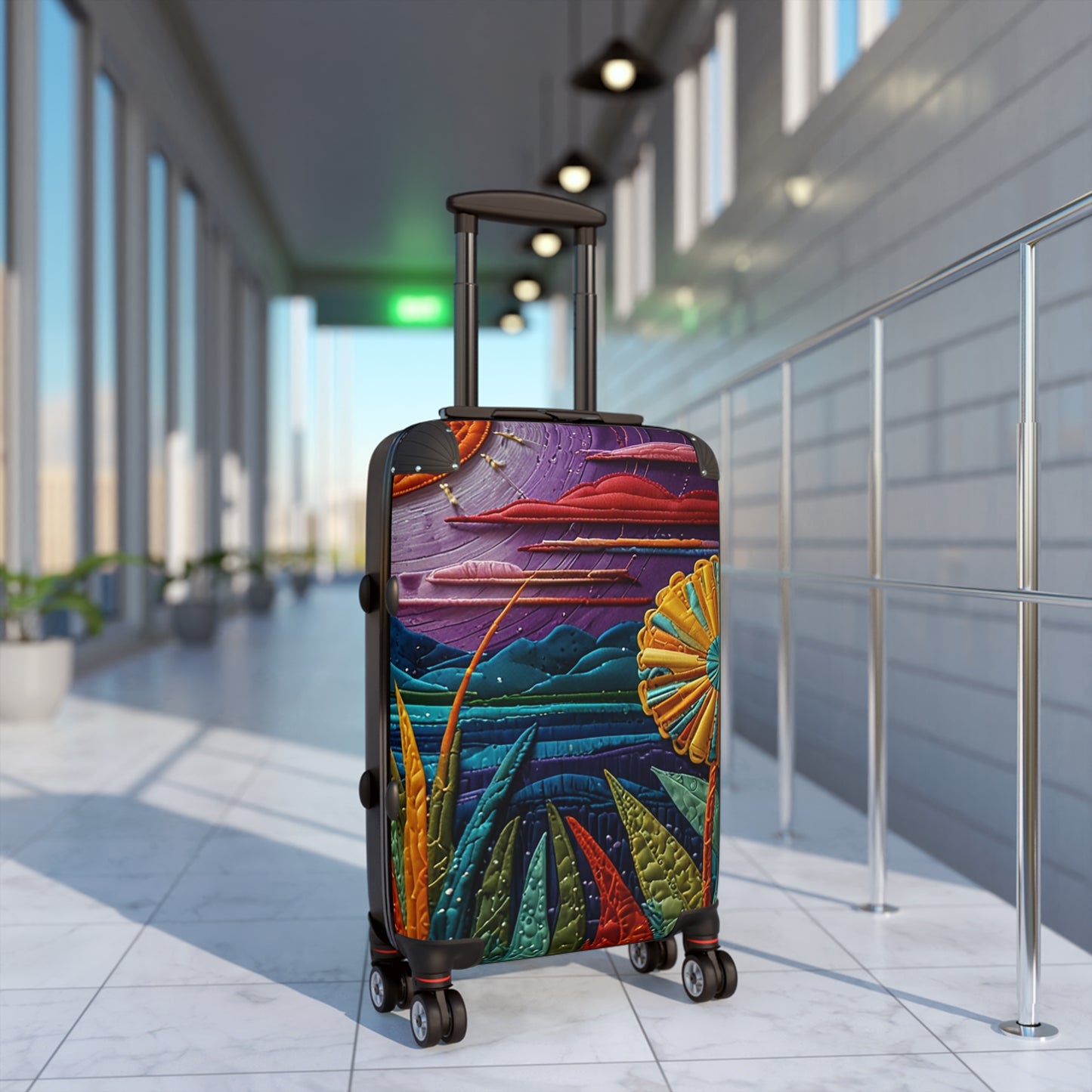 Nature Flowers Floral Spring Flower Art Carry-On Suitcase - Stylish Luggage for Travelers