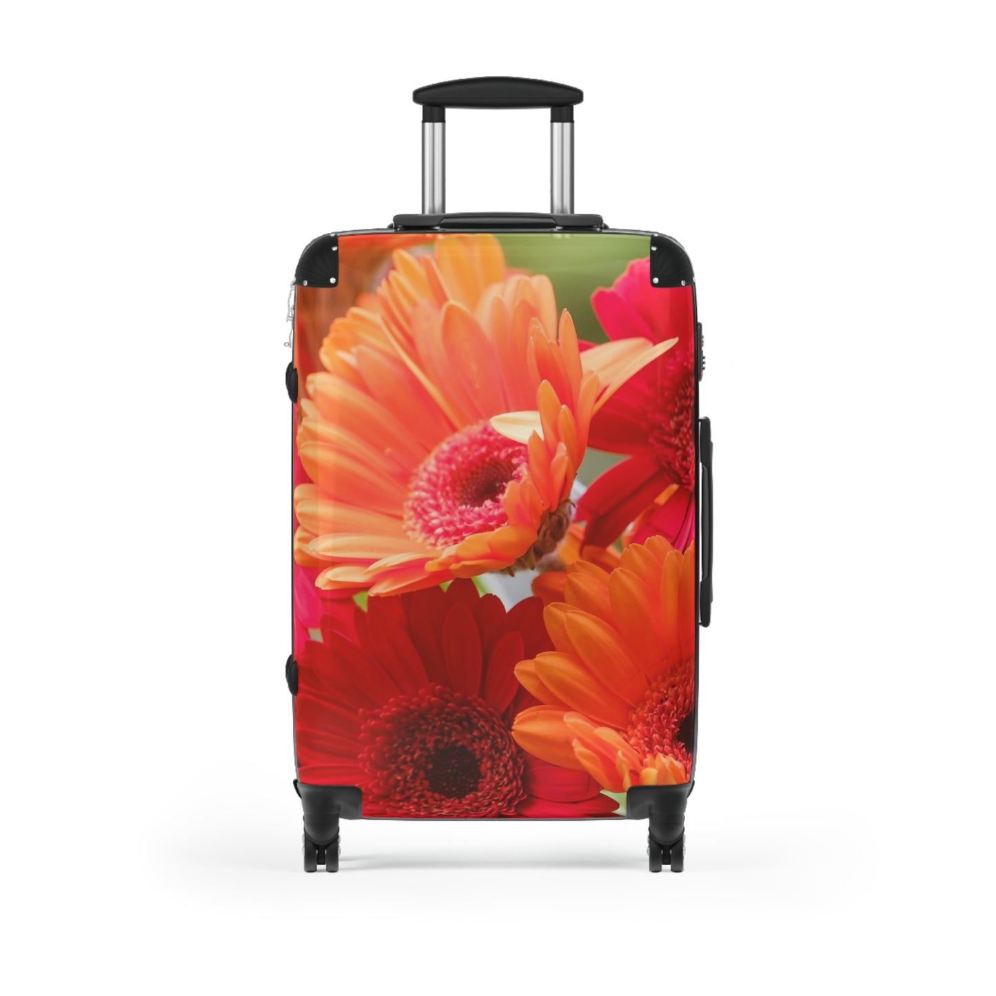 Nature Flowers Floral Gerbera Daisy Art Carry-On Suitcase - Stylish Luggage for Travelers