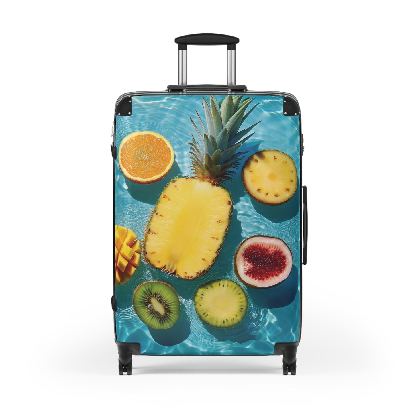 Nature Summer Tropical Fruits Float Carry-On Suitcase - Stylish Luggage for Travelers