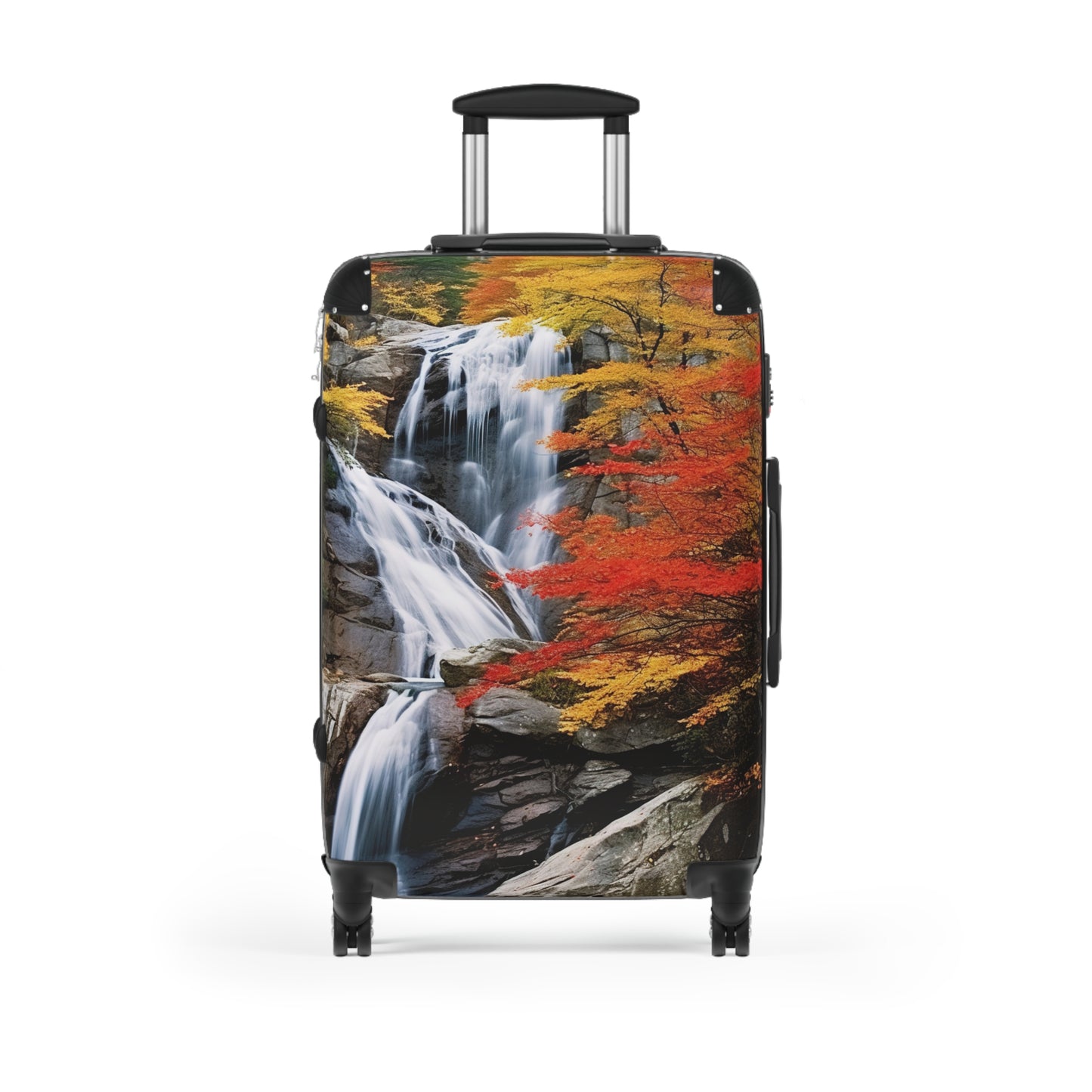 Nature Waterfalls Autumn And Falls Art Carry-On Suitcase - Stylish Luggage for Travelers