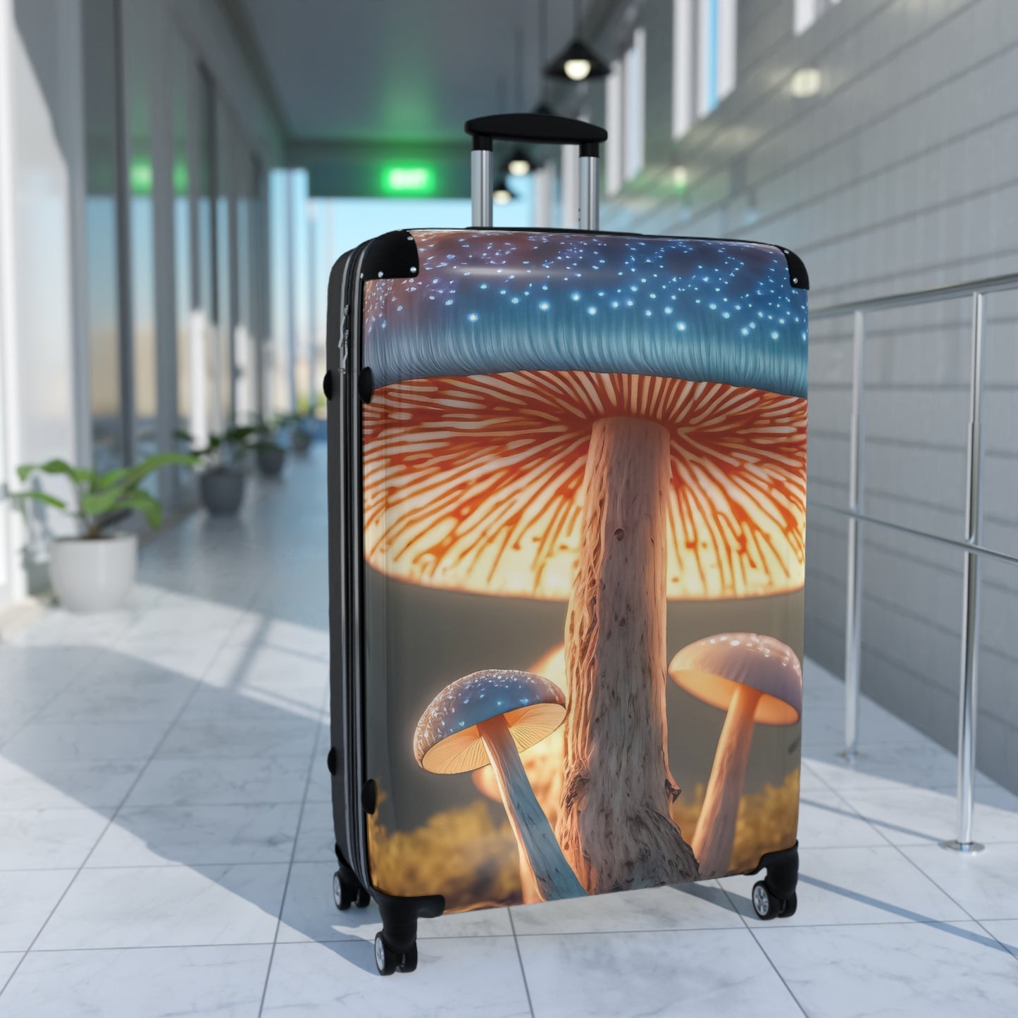 Art Mushroom Forest Carry-On Suitcase - Stylish Luggage for Travelers