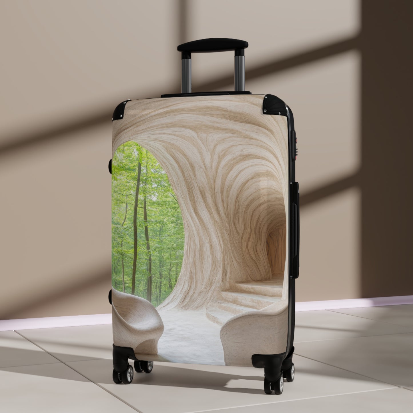 Nature Organic Interior Space Art Carry-On Suitcase - Stylish Luggage for Travelers