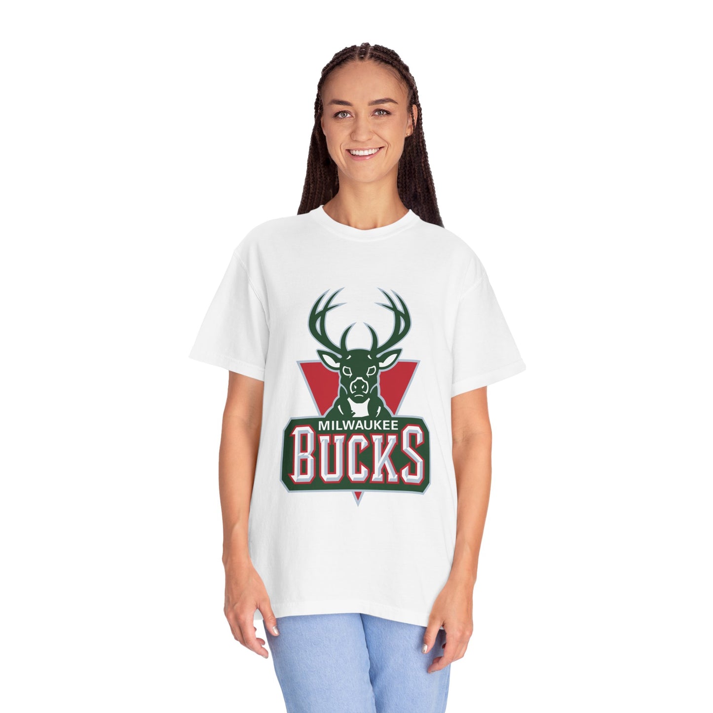 Milwaukee Bucks Strong Garment-Dyed T-Shirt – Premium Cotton Tee for Customization