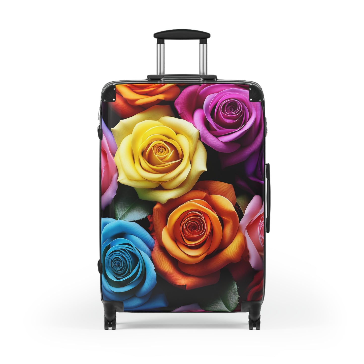 Nature Flowers Floral Multicolored Art Carry-On Suitcase - Stylish Luggage for Travelers