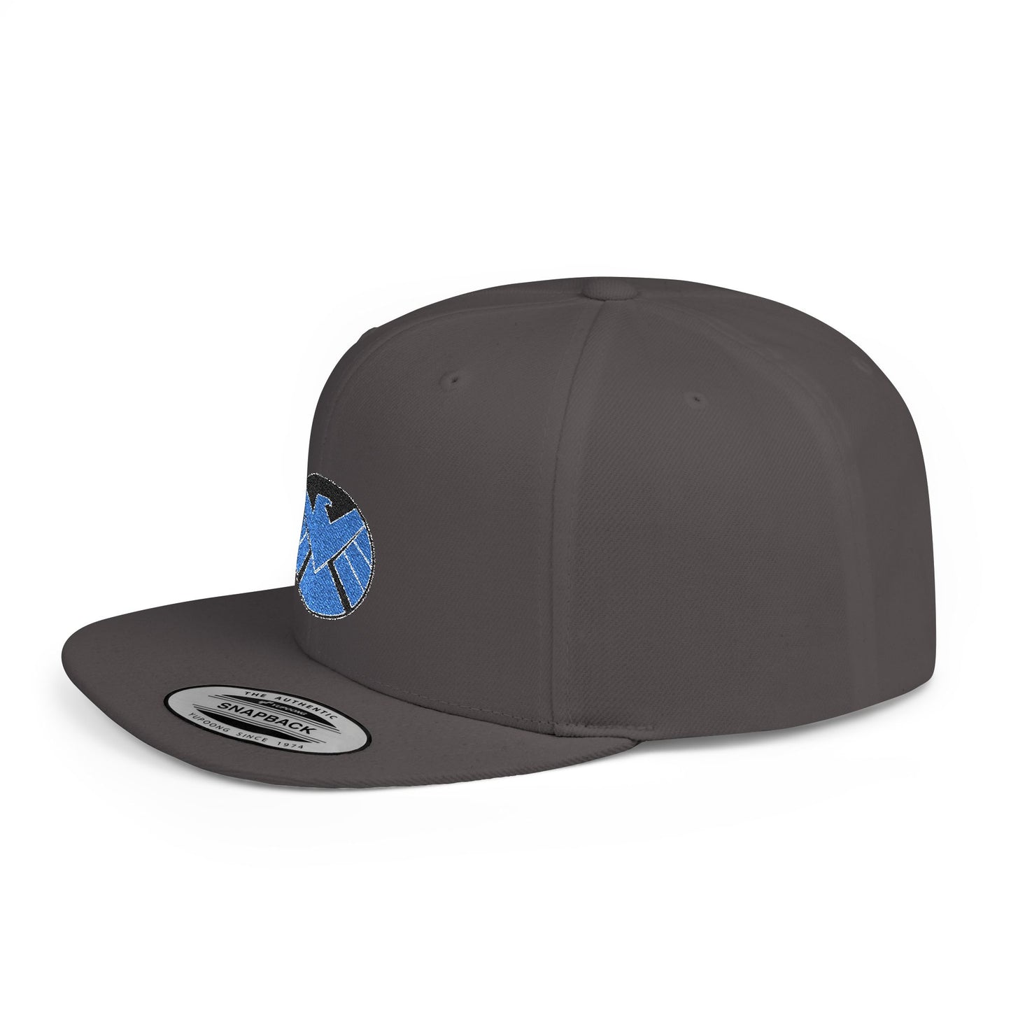 Marvel Shield Flat Bill Snapback – Lightweight, Custom Fit, Premium Quality