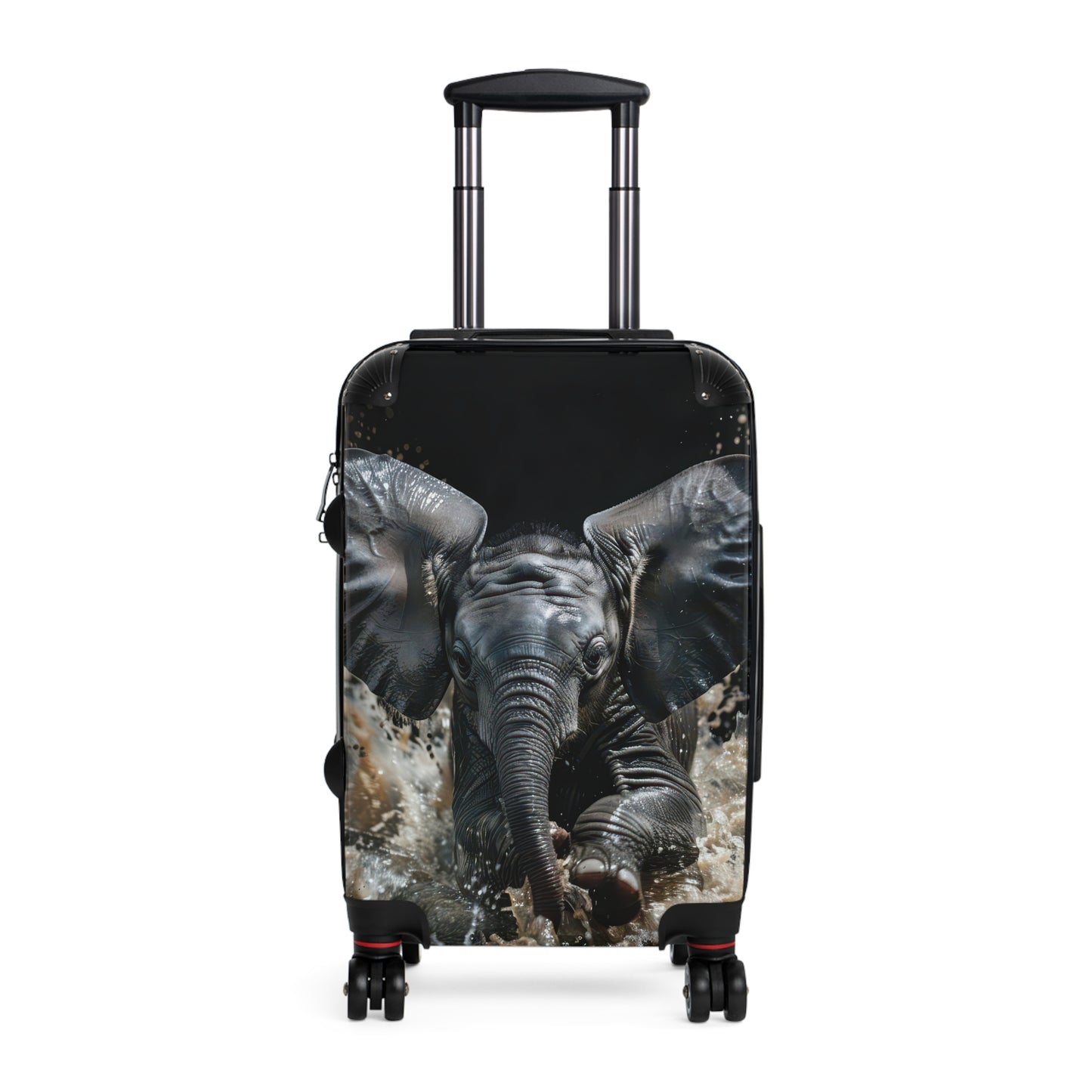Nature Elephant Splashes Art Carry-On Suitcase - Stylish Luggage for Travelers
