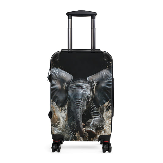 Nature Elephant Splashes Art Carry-On Suitcase - Stylish Luggage for Travelers