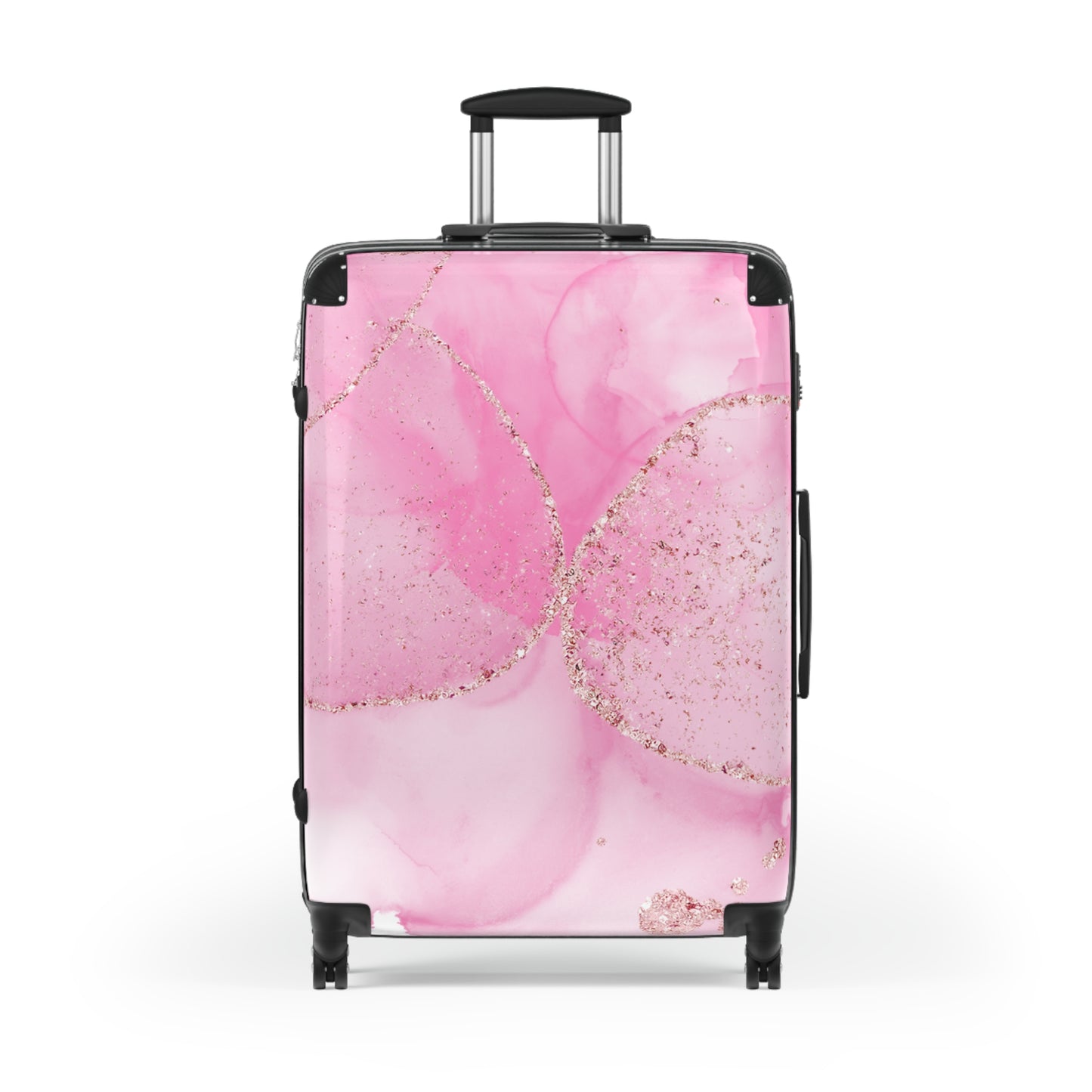 Nature Flowers Floral Rose Gold Art Carry-On Suitcase - Stylish Luggage for Travelers