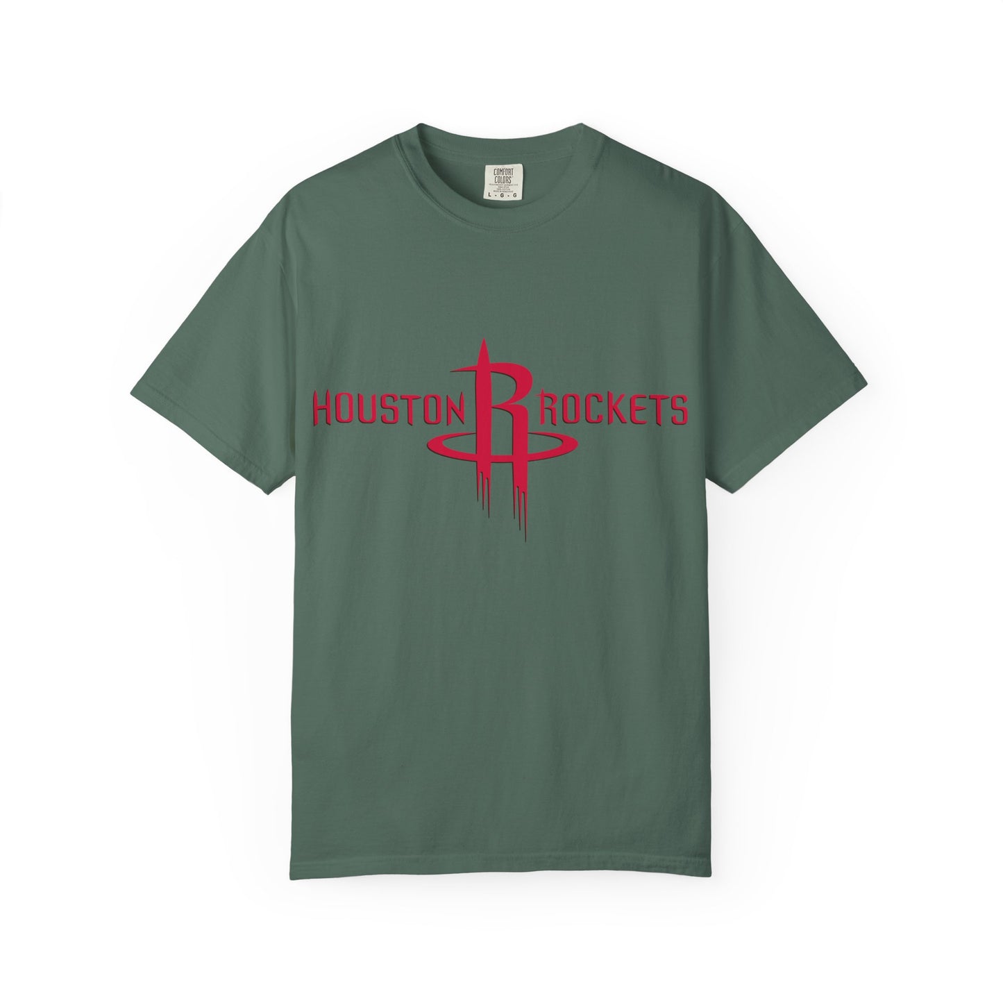 Houston Rockets Garment-Dyed T-Shirt – Premium Cotton Tee for Customization