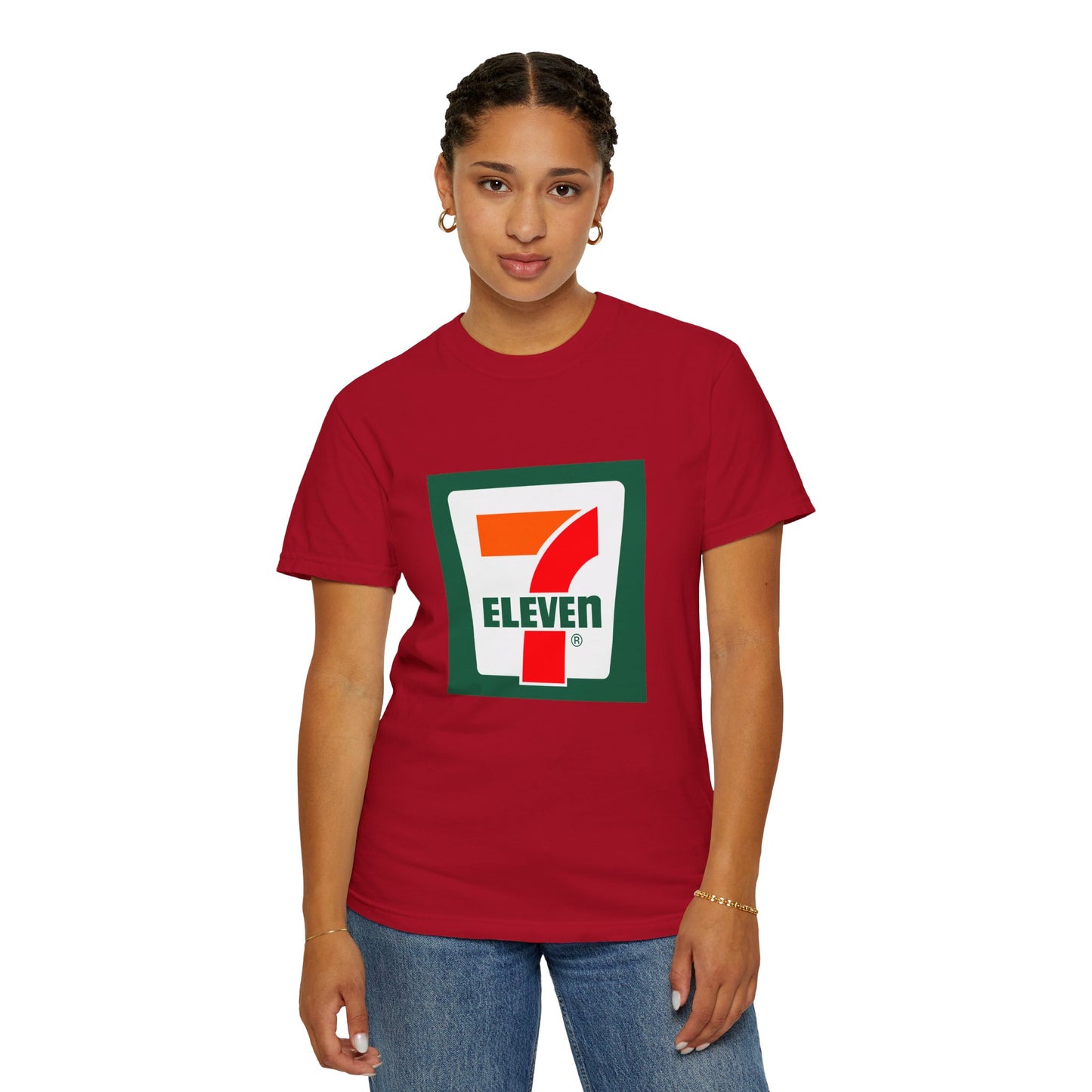 7 Eleven Garment-Dyed T-Shirt – Premium Cotton Tee for Customization