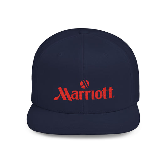 Marriott Flat Bill Snapback – Lightweight, Custom Fit, Premium Quality