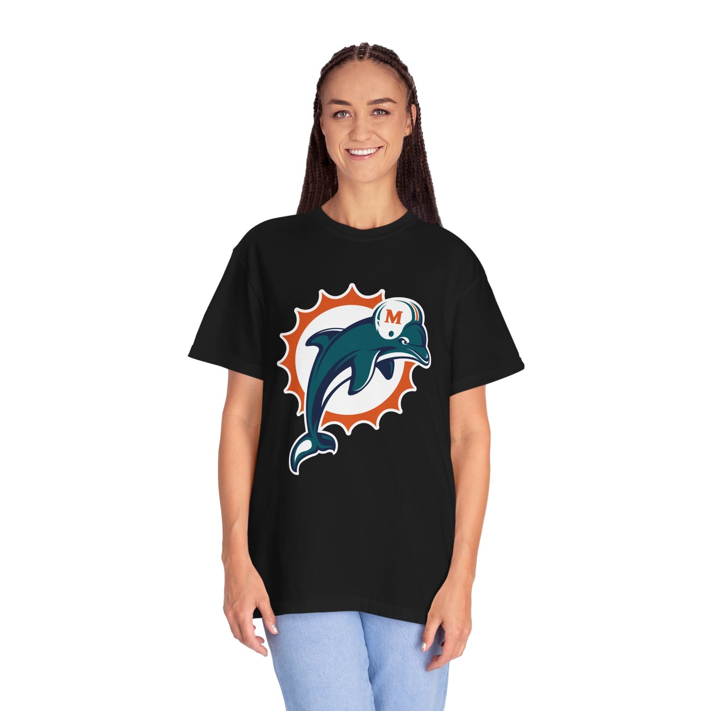 Miami Dolphins Gear Garment-Dyed T-Shirt – Premium Cotton Tee for Customization