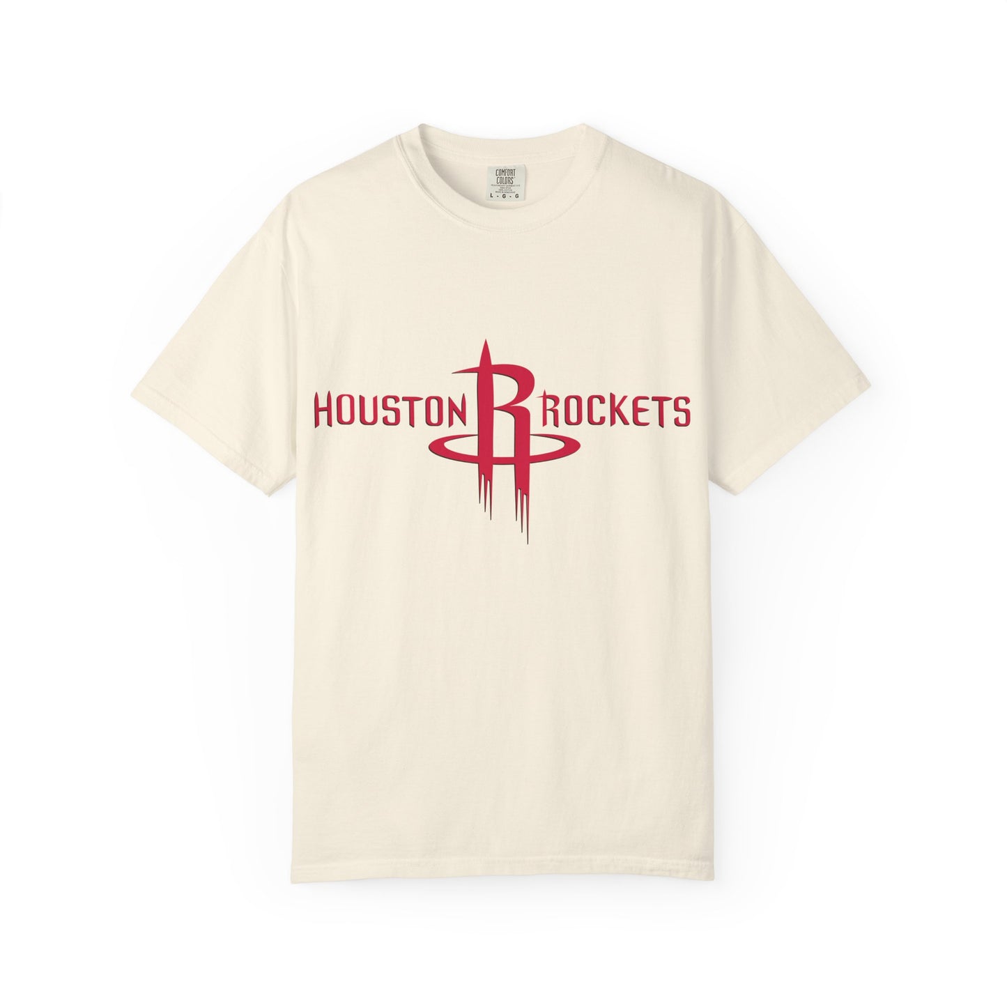 Houston Rockets Garment-Dyed T-Shirt – Premium Cotton Tee for Customization