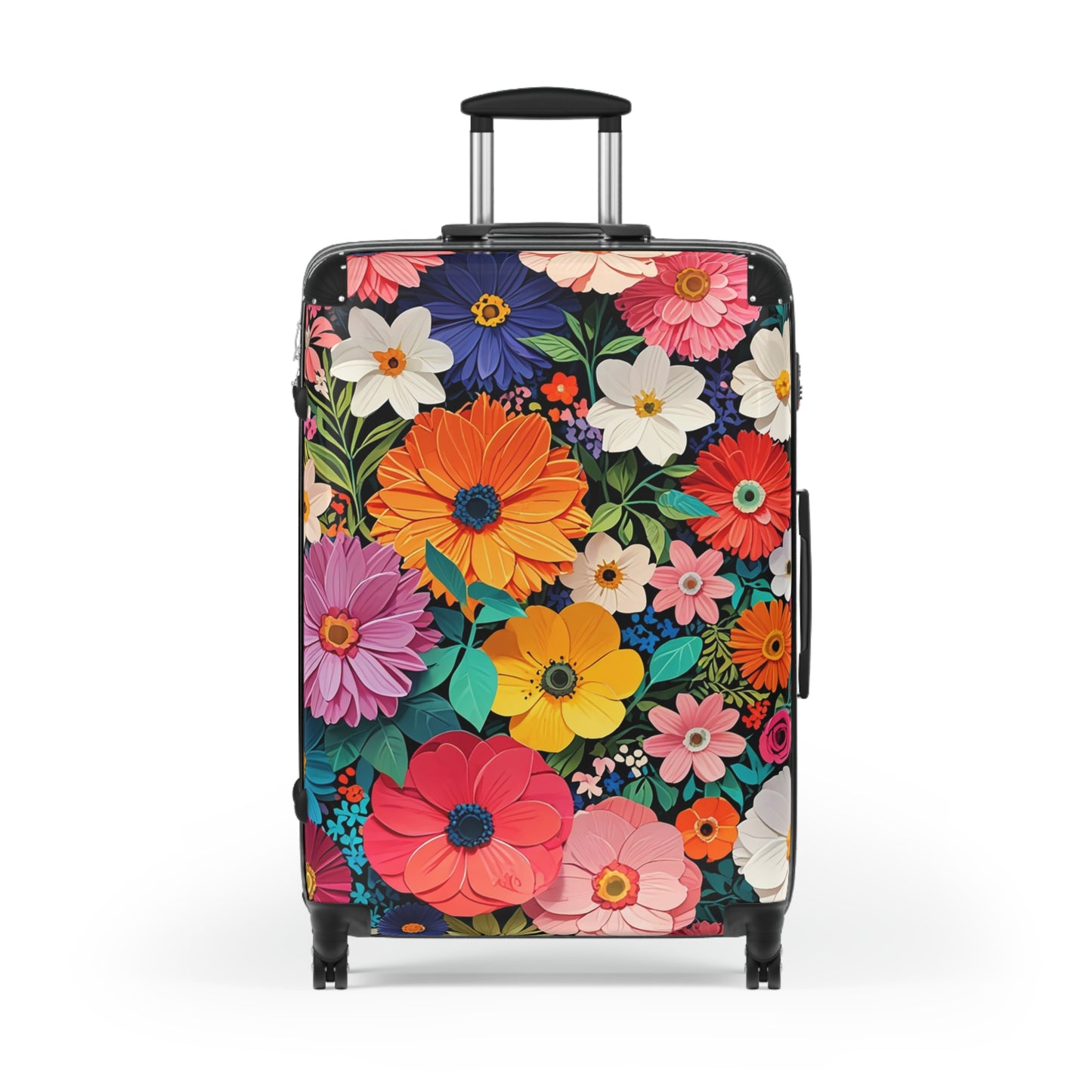 Nature Flowers Floral Art Carry-On Suitcase - Stylish Luggage for Travelers