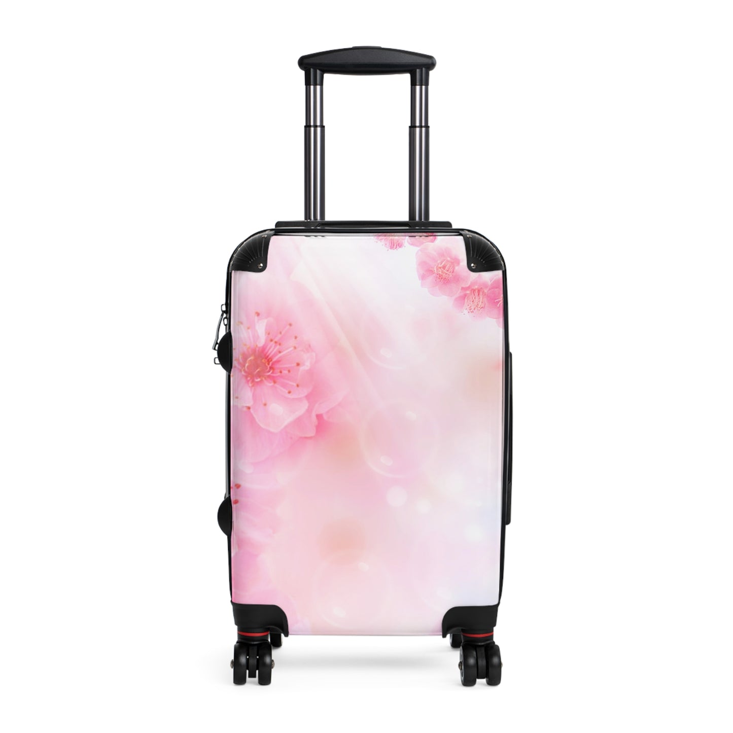 Nature Flowers Floral Peach Beautiful Art Carry-On Suitcase - Stylish Luggage for Travelers
