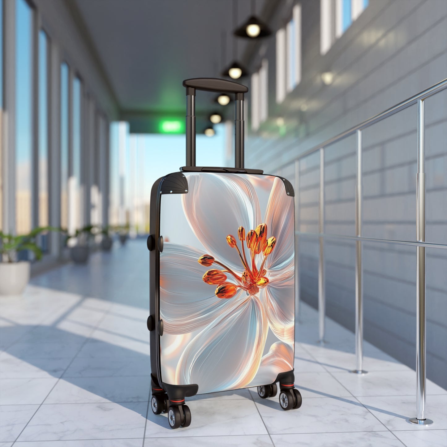 Nature Flowers Floral Petals Spring Carry-On Suitcase - Stylish Luggage for Travelers