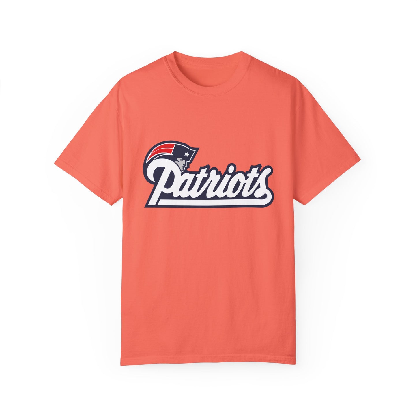 New England Patriots Fan Outfit Garment-Dyed T-Shirt – Premium Cotton Tee for Customization