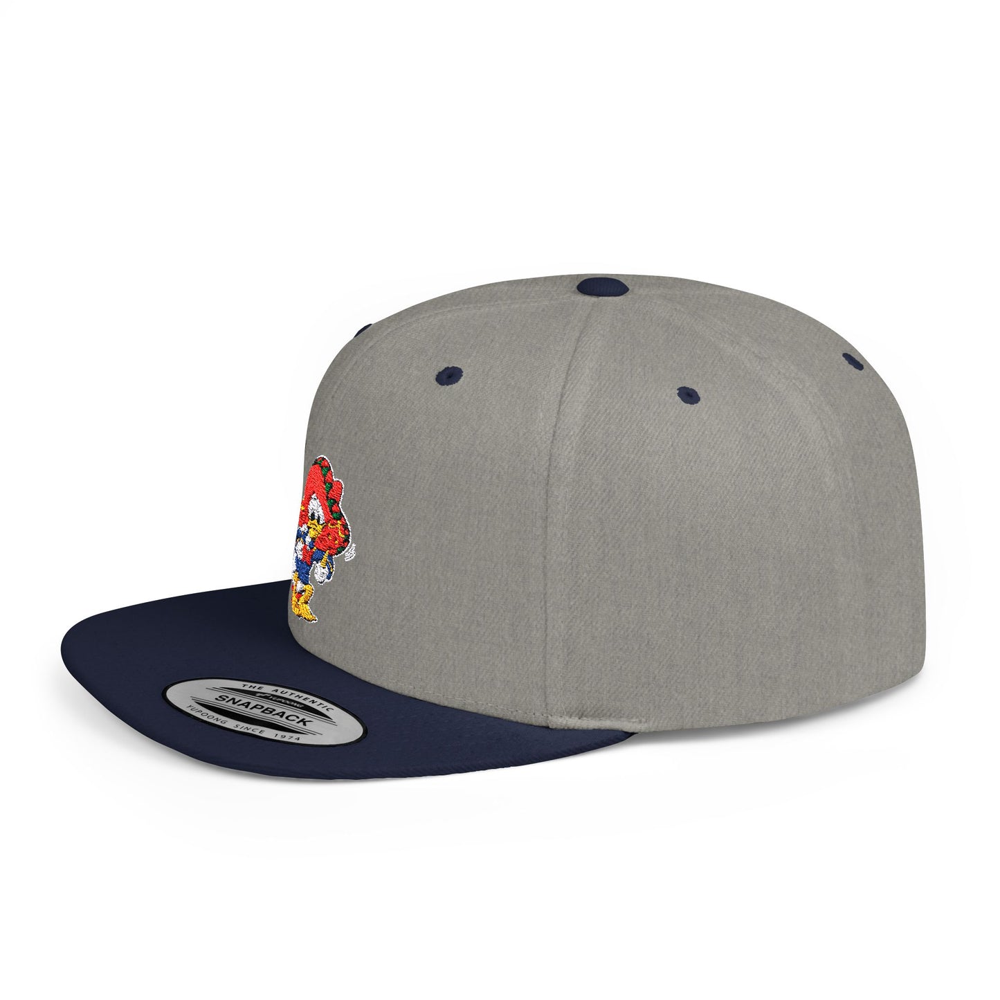 Donald Duck Cinco De Mayo Flat Bill Snapback – Lightweight, Custom Fit, Premium Quality