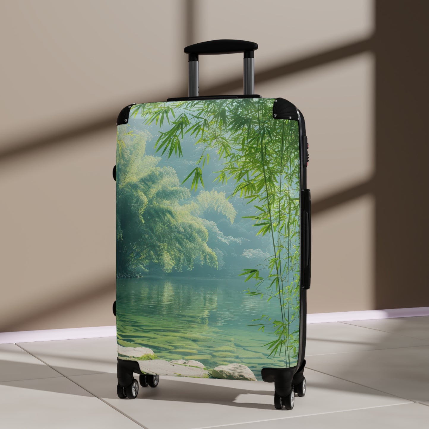 Nature Bamboo Forest Art Carry-On Suitcase - Stylish Luggage for Travelers