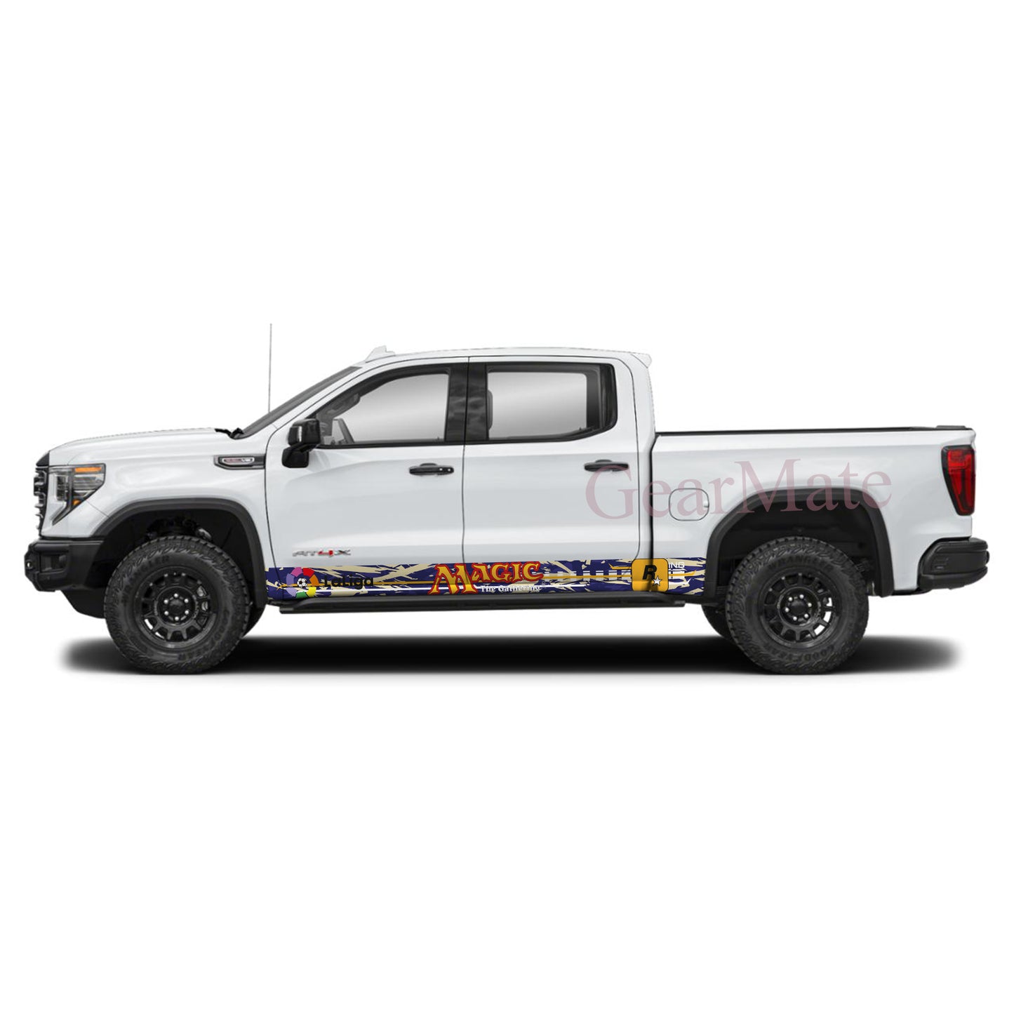 Magic The Gathering Games Rocker Panel Graphic Decal Kit (Left & Right Sides) - High Quality Vinyl for Trucks & SUVs
