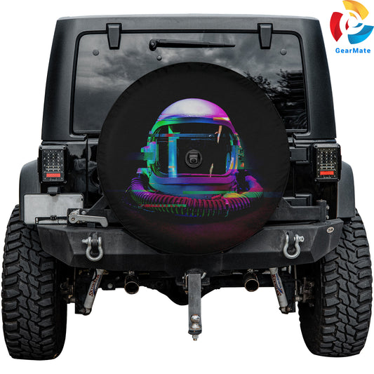 Astronaut Helmet Spare Tire Cover – Premium Waterproof UV Resistant Protector