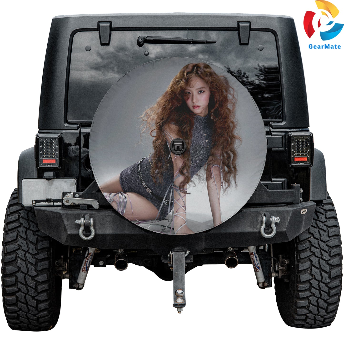 Blackpink Jisoo Spare Tire Cover – Premium Waterproof UV Resistant Protector