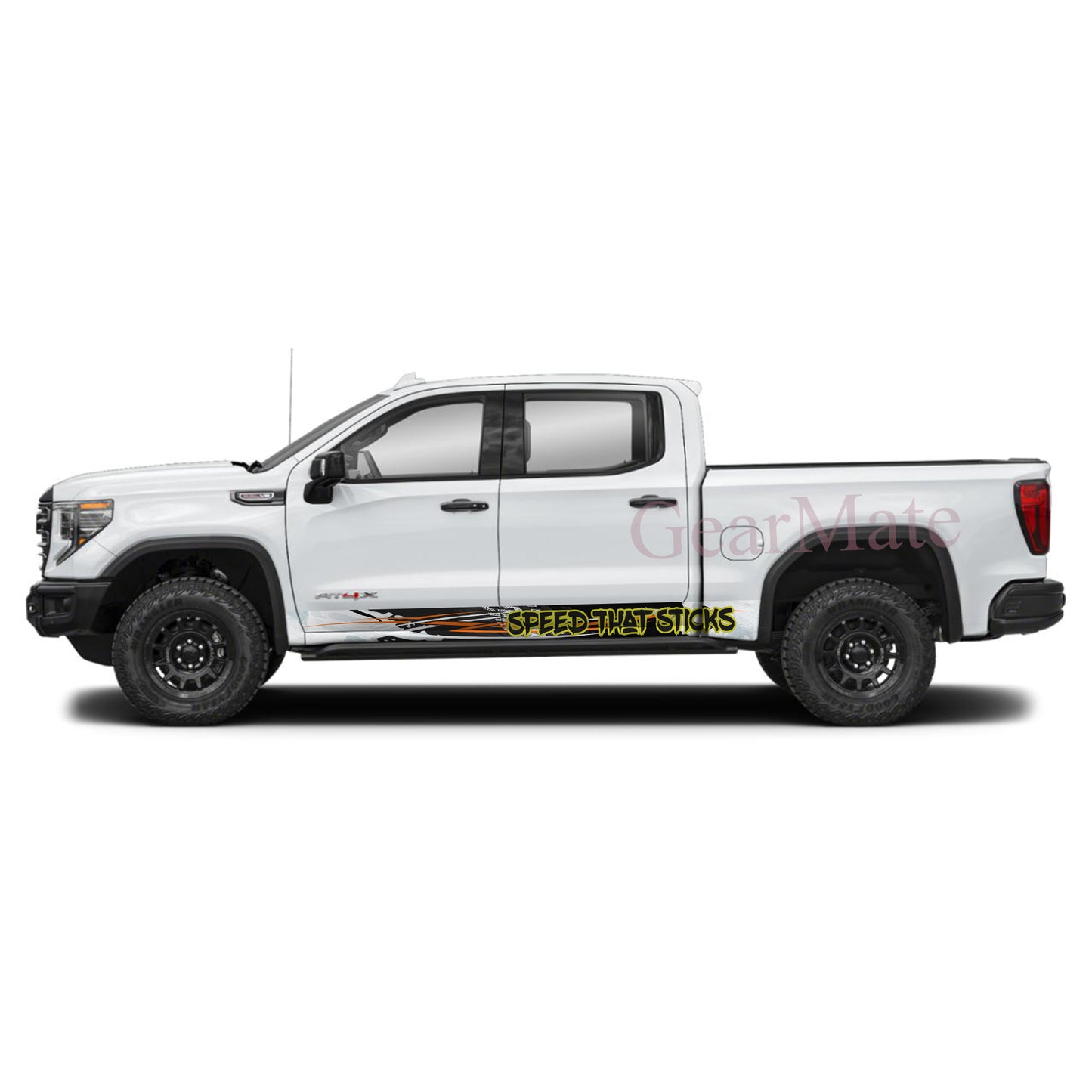 Speed That Sticks Soul Rocker Panel Graphic Decal Kit (Left & Right Sides) - High Quality Vinyl for Trucks & SUVs