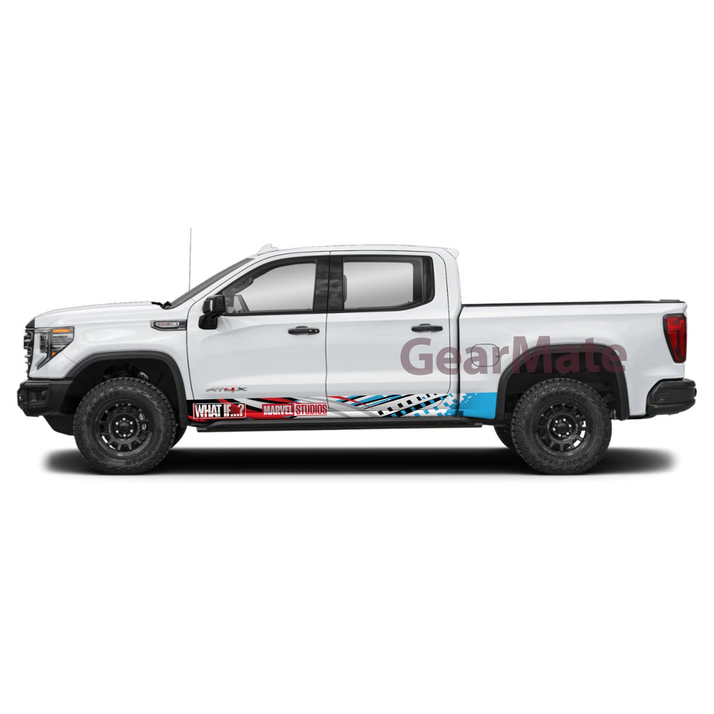Sport Marvel What If Rocker Panel Graphic Decal Kit (Left & Right Sides) - High Quality Vinyl for Trucks & SUVs