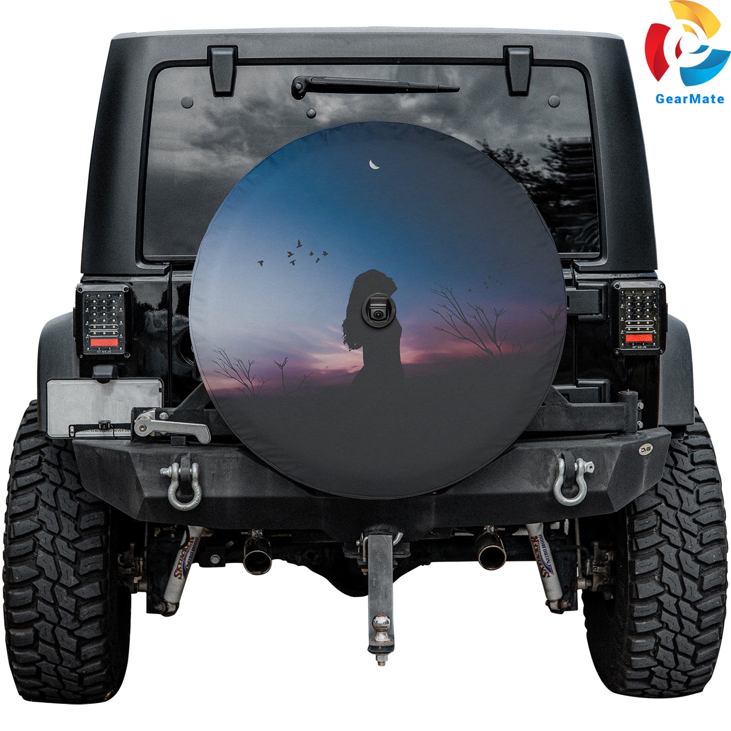 Full Moon Spare Tire Cover – Premium Waterproof UV Resistant Protector