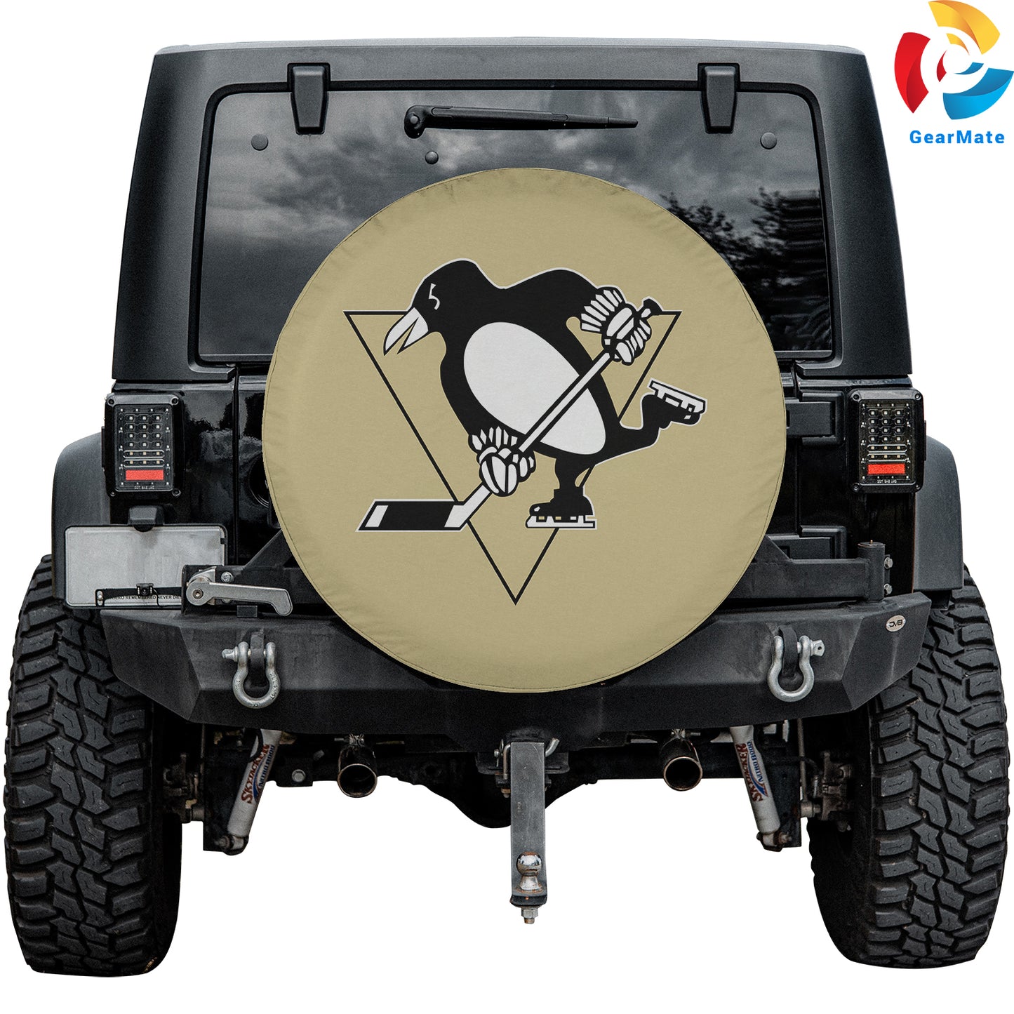 Pittsburgh Penguins NHL Hockey Season Spare Tire Cover – Premium Waterproof UV-Resistant Protector