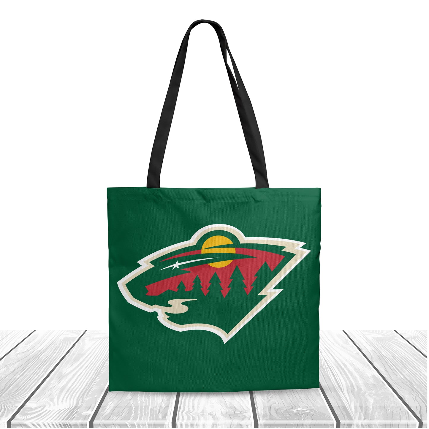 NHL Minnesota Wild Polyester Canvas Tote Bag – Durable and Stylish