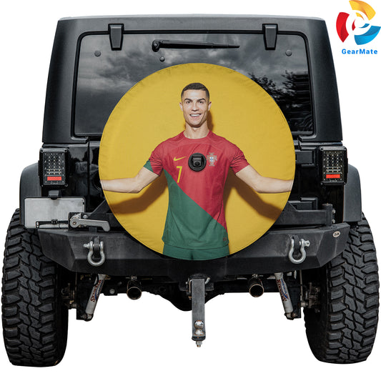Cristiano Ronaldo CR7 Spare Tire Cover – Premium Waterproof UV Resistant Protector