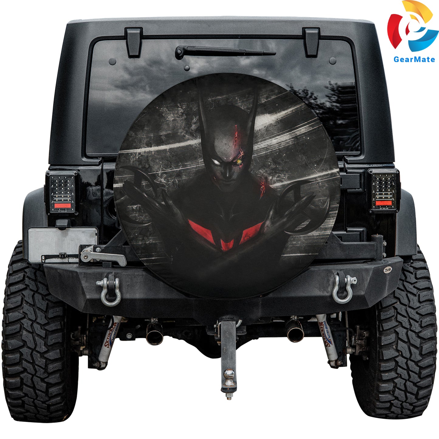 DC Batman Comics Spare Tire Cover – Premium Waterproof UV Resistant Protector