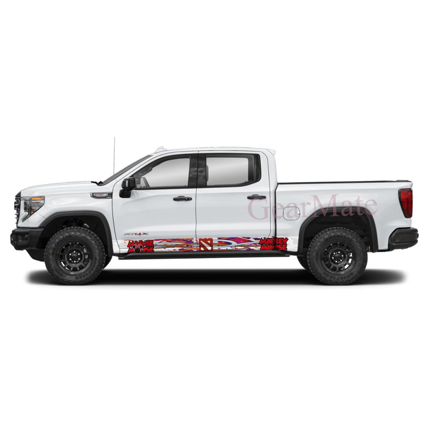 Dota 2 Games Rocker Panel Graphic Decal Kit (Left & Right Sides) - High Quality Vinyl for Trucks & SUVs