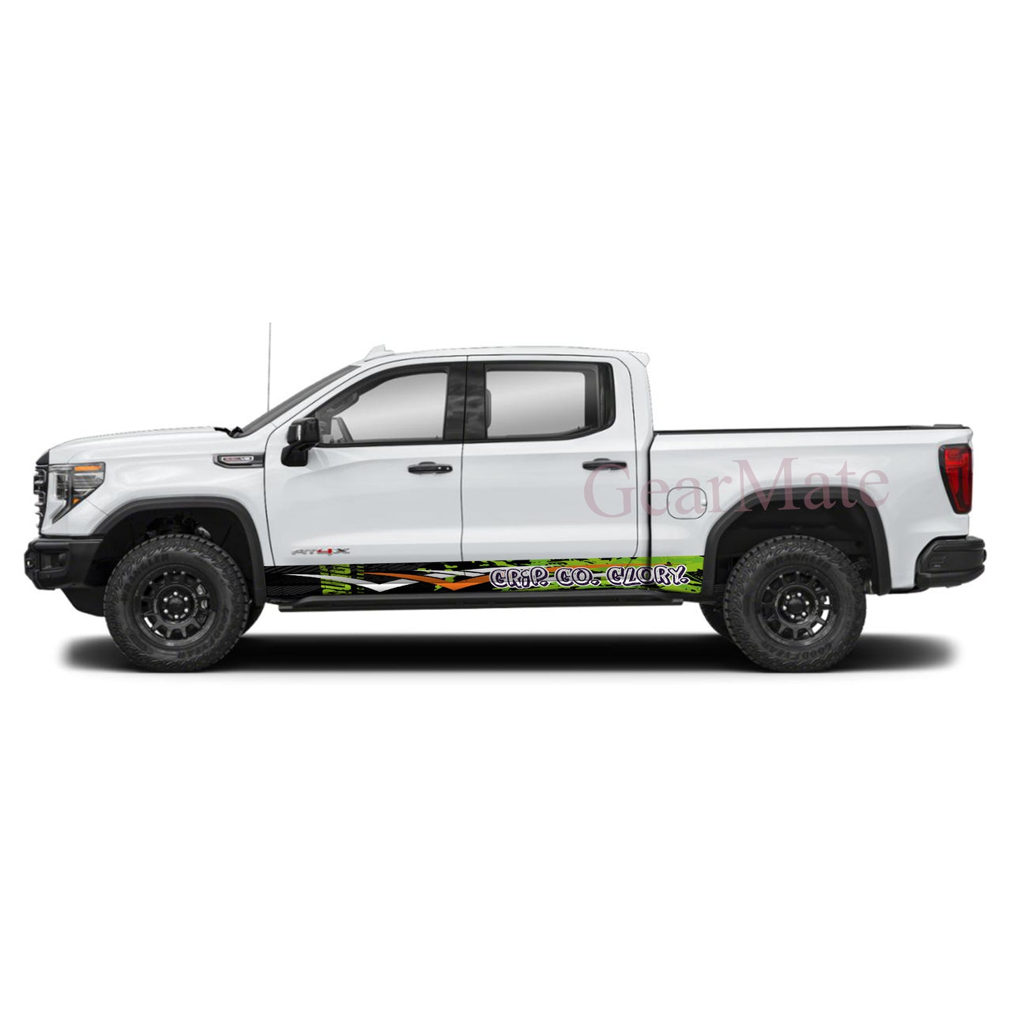 Grip Go Glory Rocker Panel Graphic Decal Kit (Left & Right Sides) - High Quality Vinyl for Trucks & SUVs