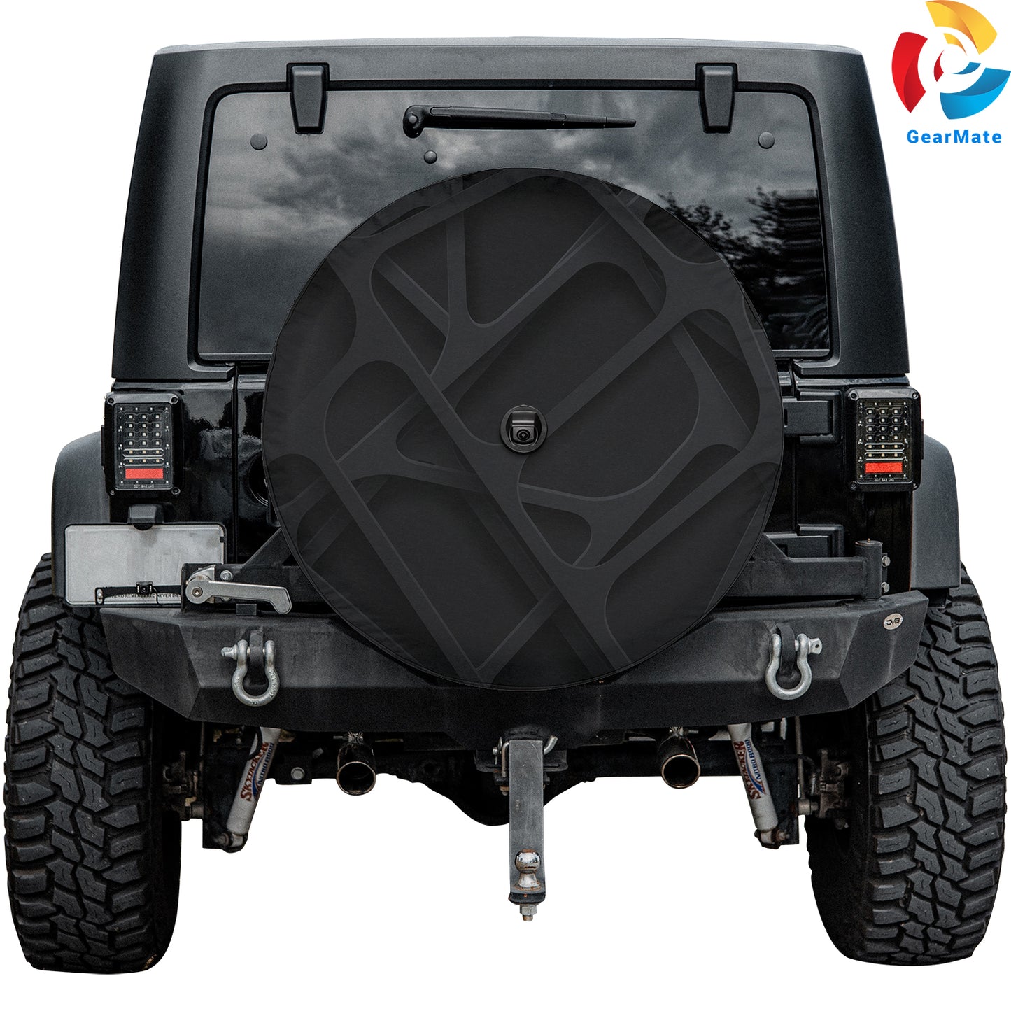 Dark Background Spare Tire Cover – Premium Waterproof UV Resistant Protector