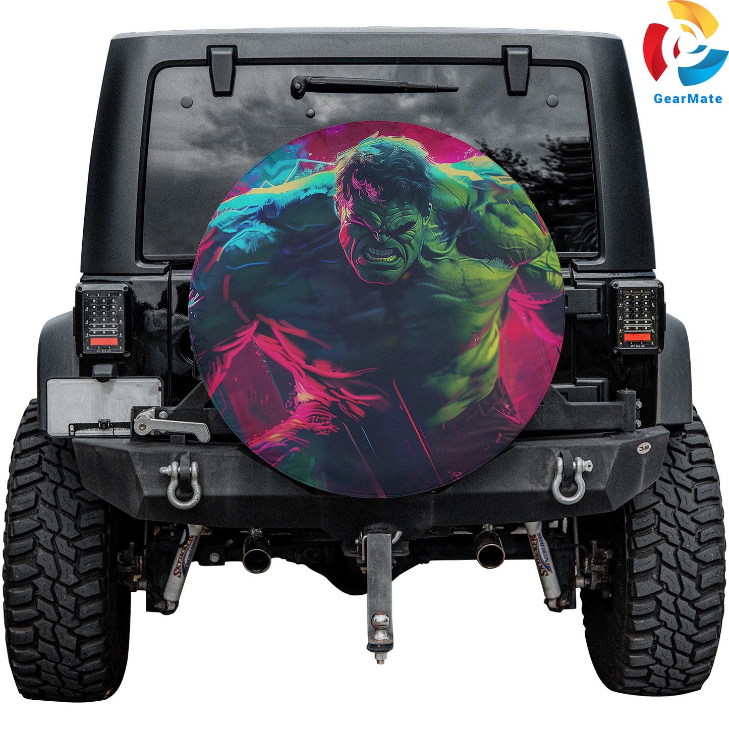 Hulk Smash Spare Tire Cover – Premium Waterproof UV Resistant Protector