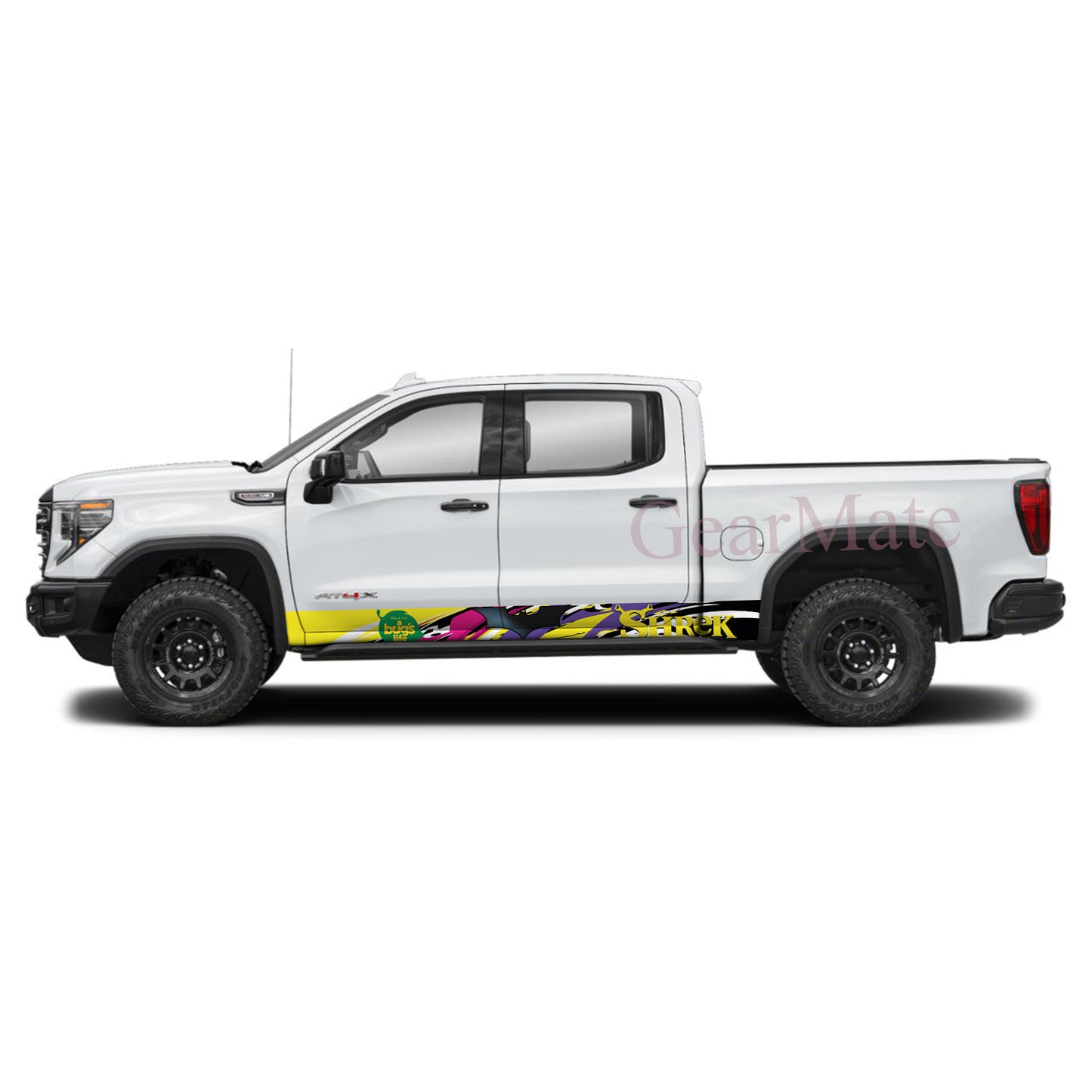 Speed YPR Batman Rocker Panel Graphic Decal Kit (Left & Right Sides) - High Quality Vinyl for Trucks & SUVs