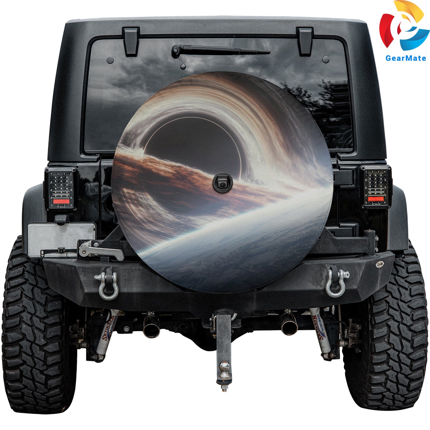 Gargantua Black Hole Spare Tire Cover – Premium Waterproof UV Resistant Protector