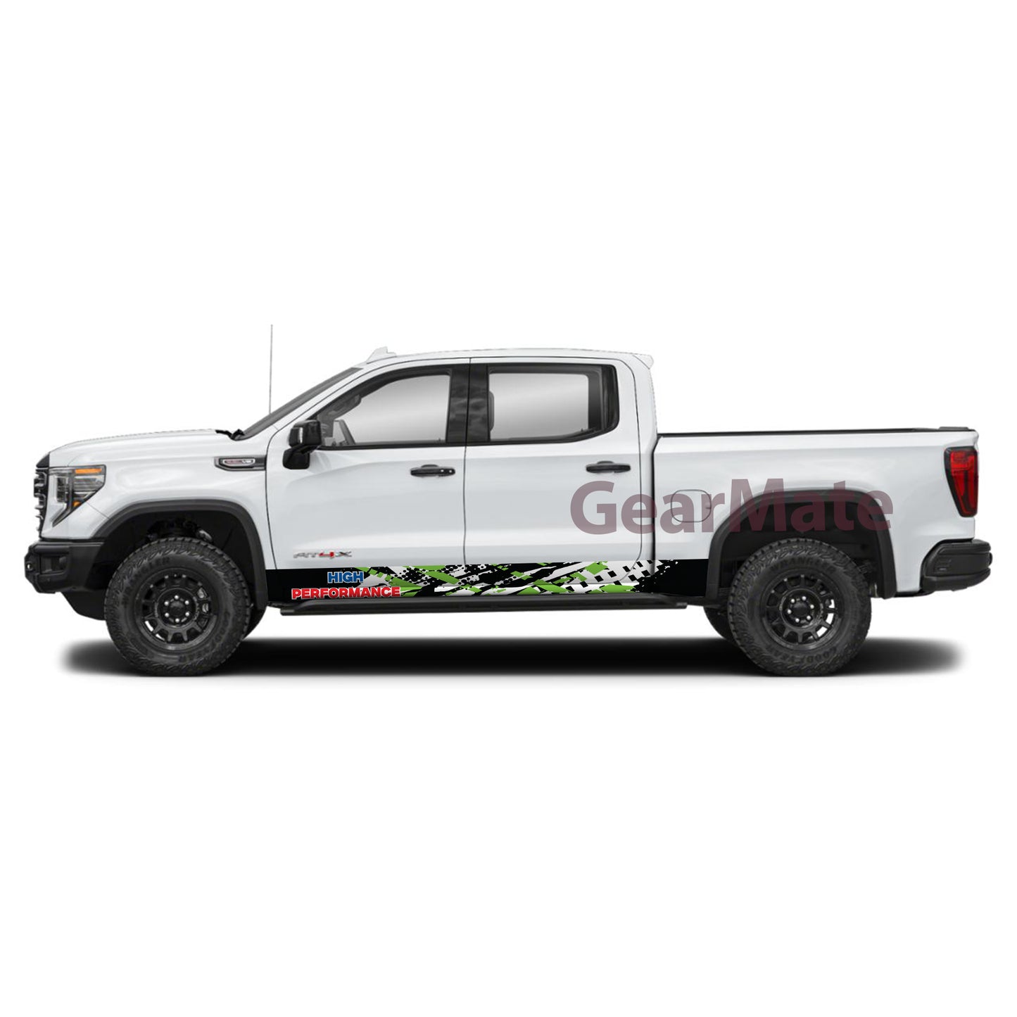 High-Performance Edge Rocker Panel Graphic Decal Kit (Left & Right Sides) - High Quality Vinyl for Trucks & SUVs