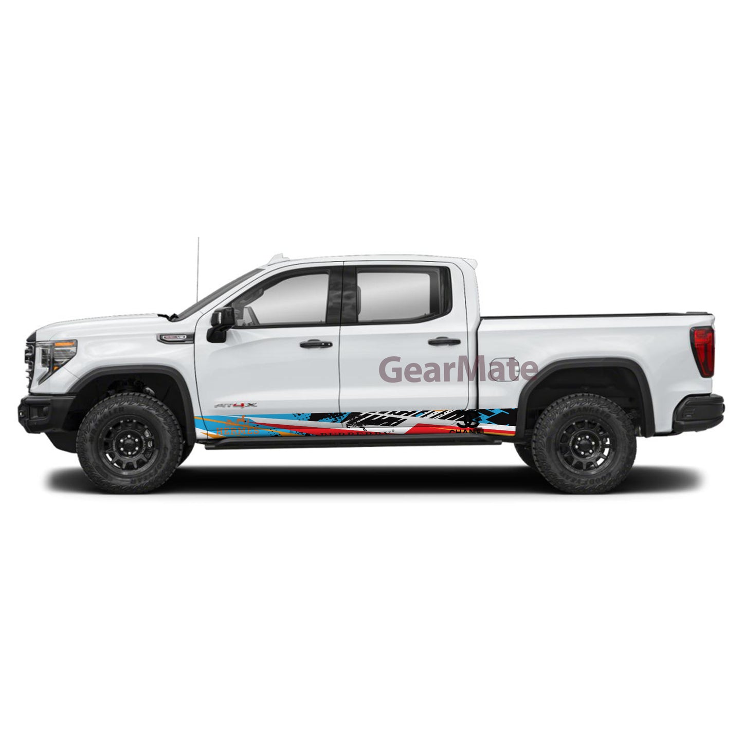 Burberry Rocker Panel Graphic Decal Kit (Left & Right Sides) - High Quality Vinyl for Trucks & SUVs