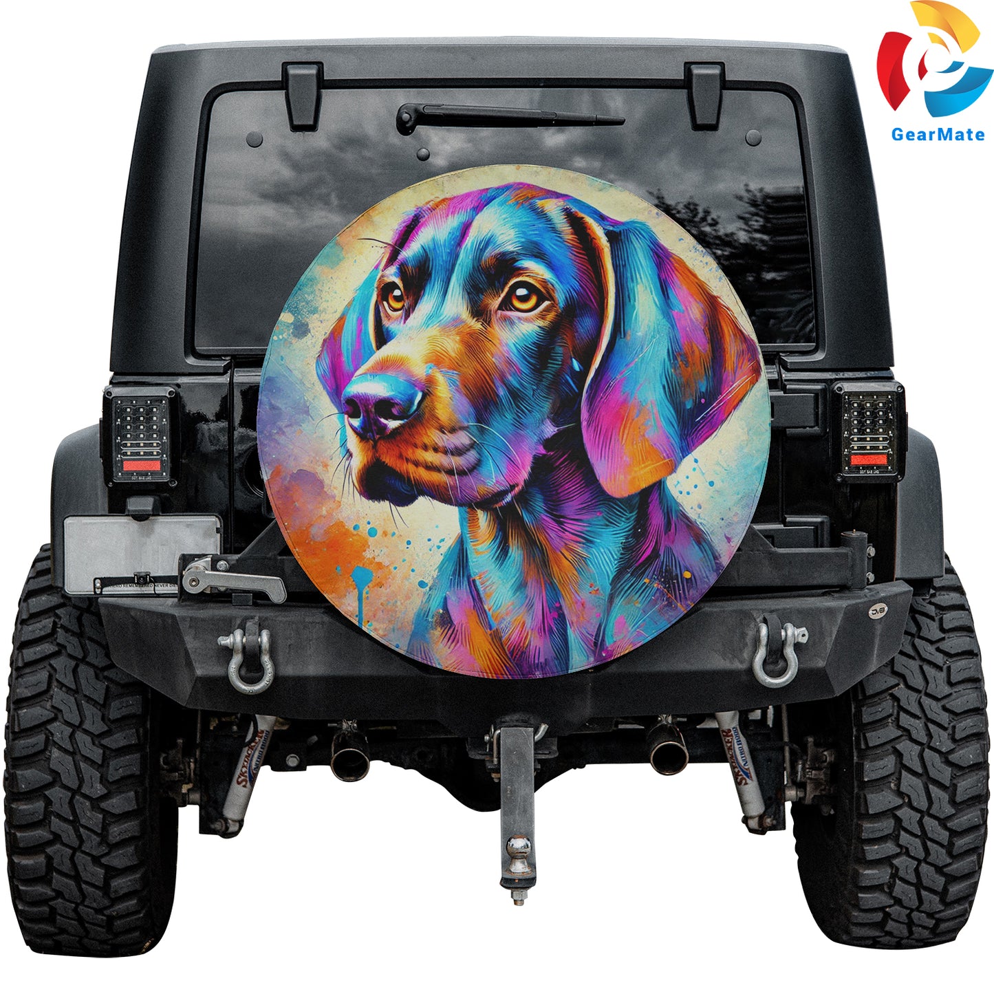 German Shorthaired Pointer Spare Tire Cover – Premium Waterproof UV Resistant Protector