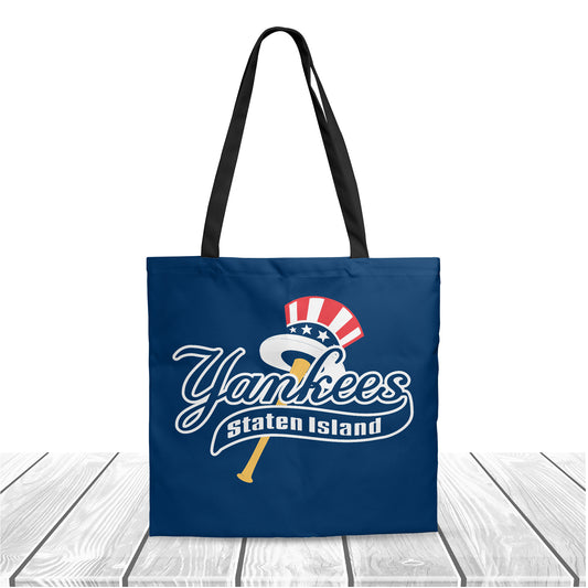 MLB New York Yankees Baseball Polyester Canvas Tote Bag - Durable and Stylish