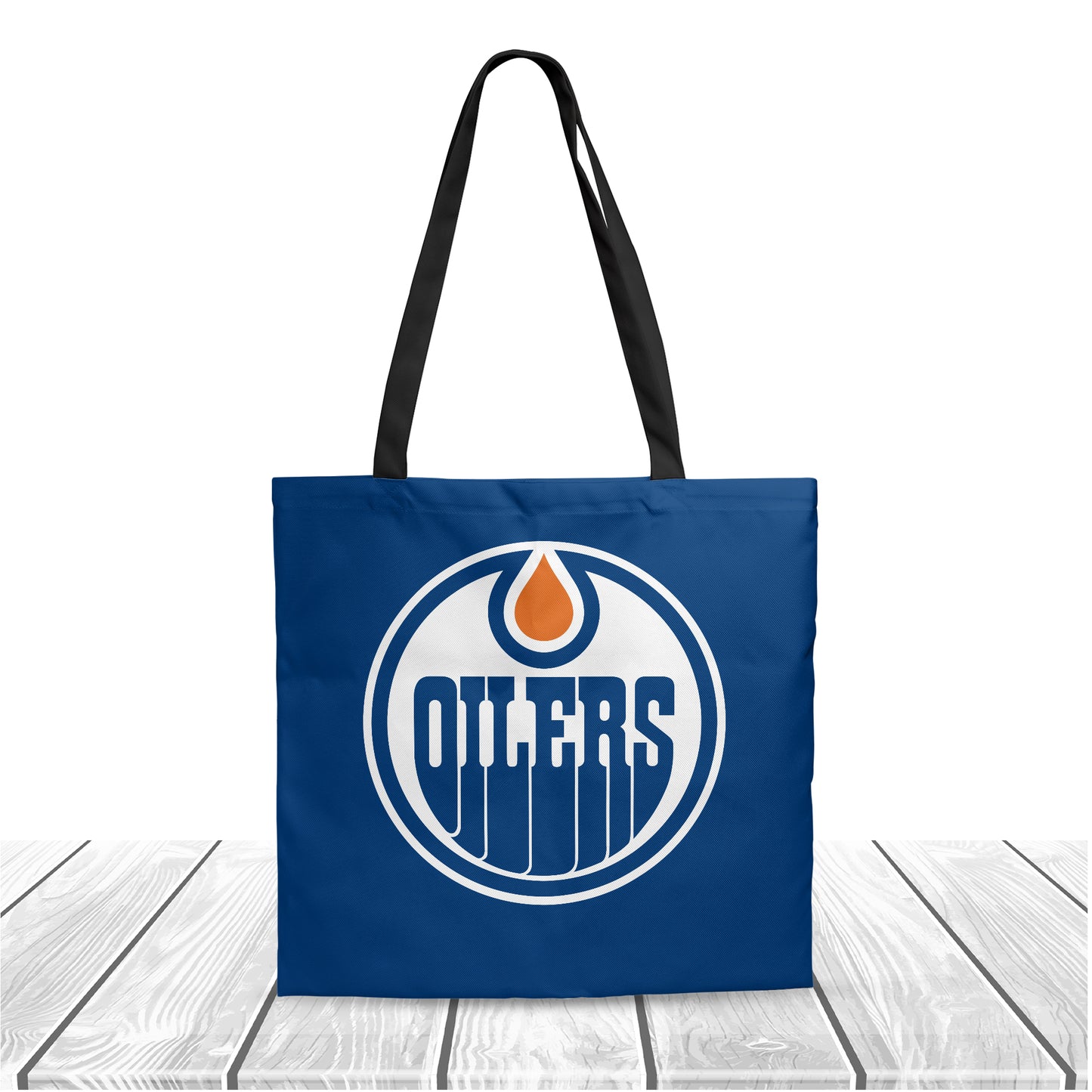 NHL Edmonton Oilers Polyester Canvas Tote Bag – Durable and Stylish