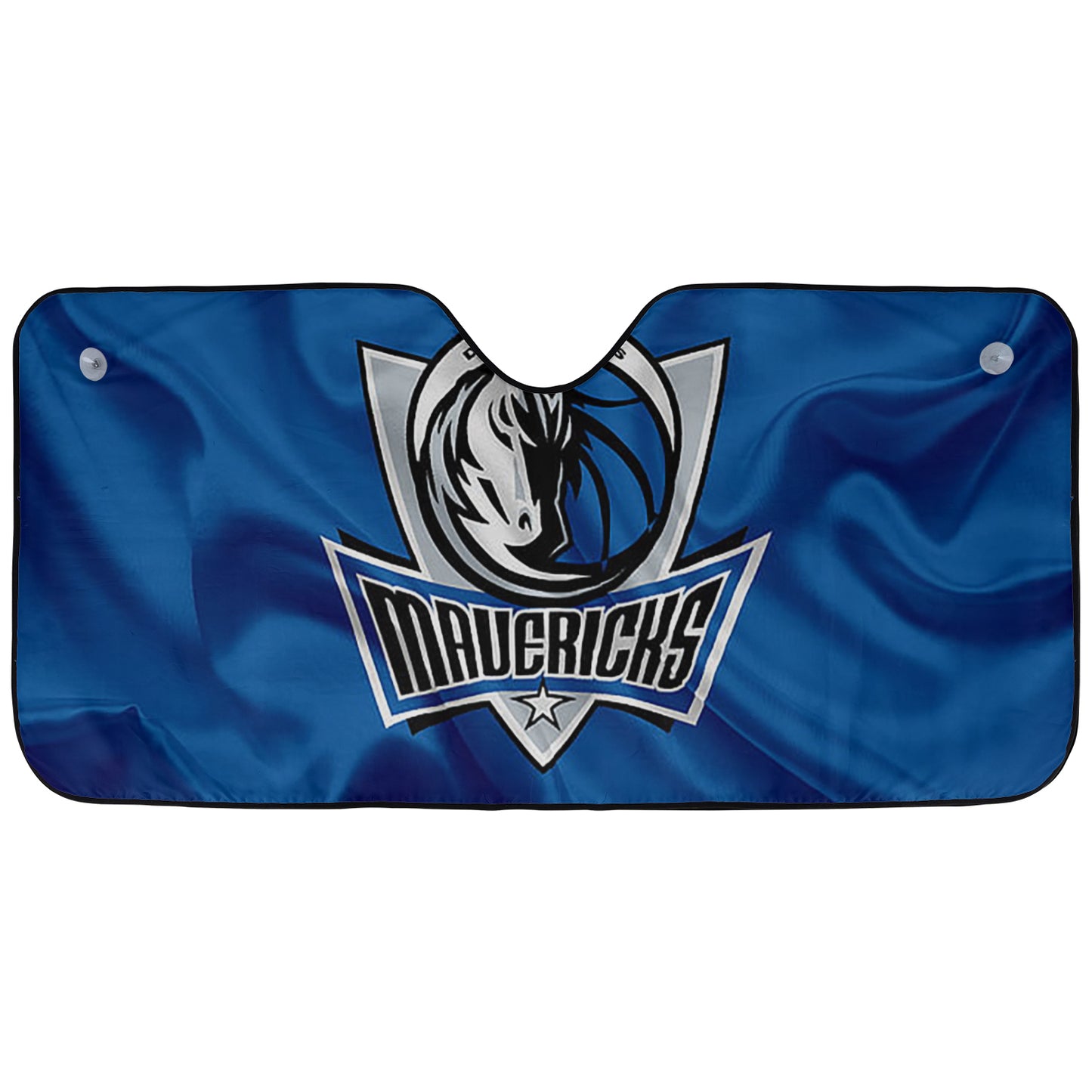 Basketball Dallas Maverick Reflective Car Sunshade – Premium Heat & UV Protection, Universal Fit