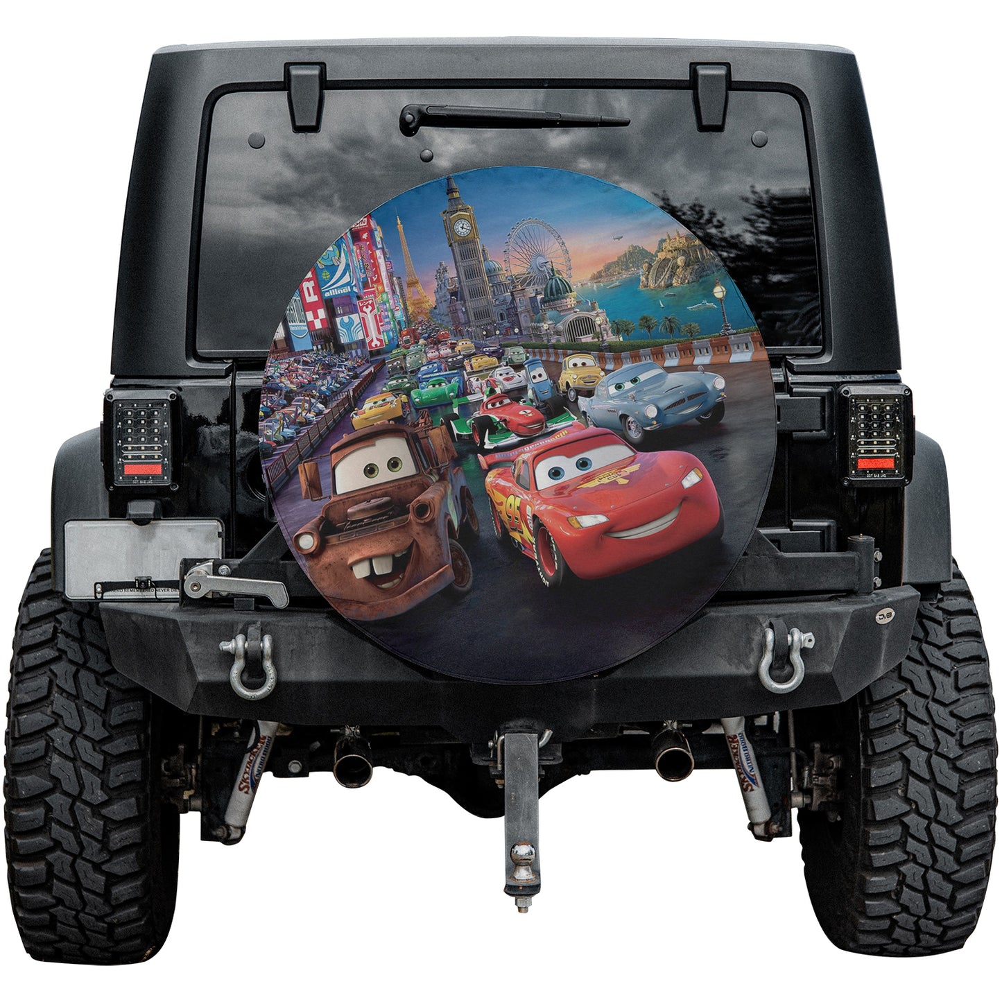 Pixar Cars Spare Tire Cover – Premium Waterproof UV Resistant Protector