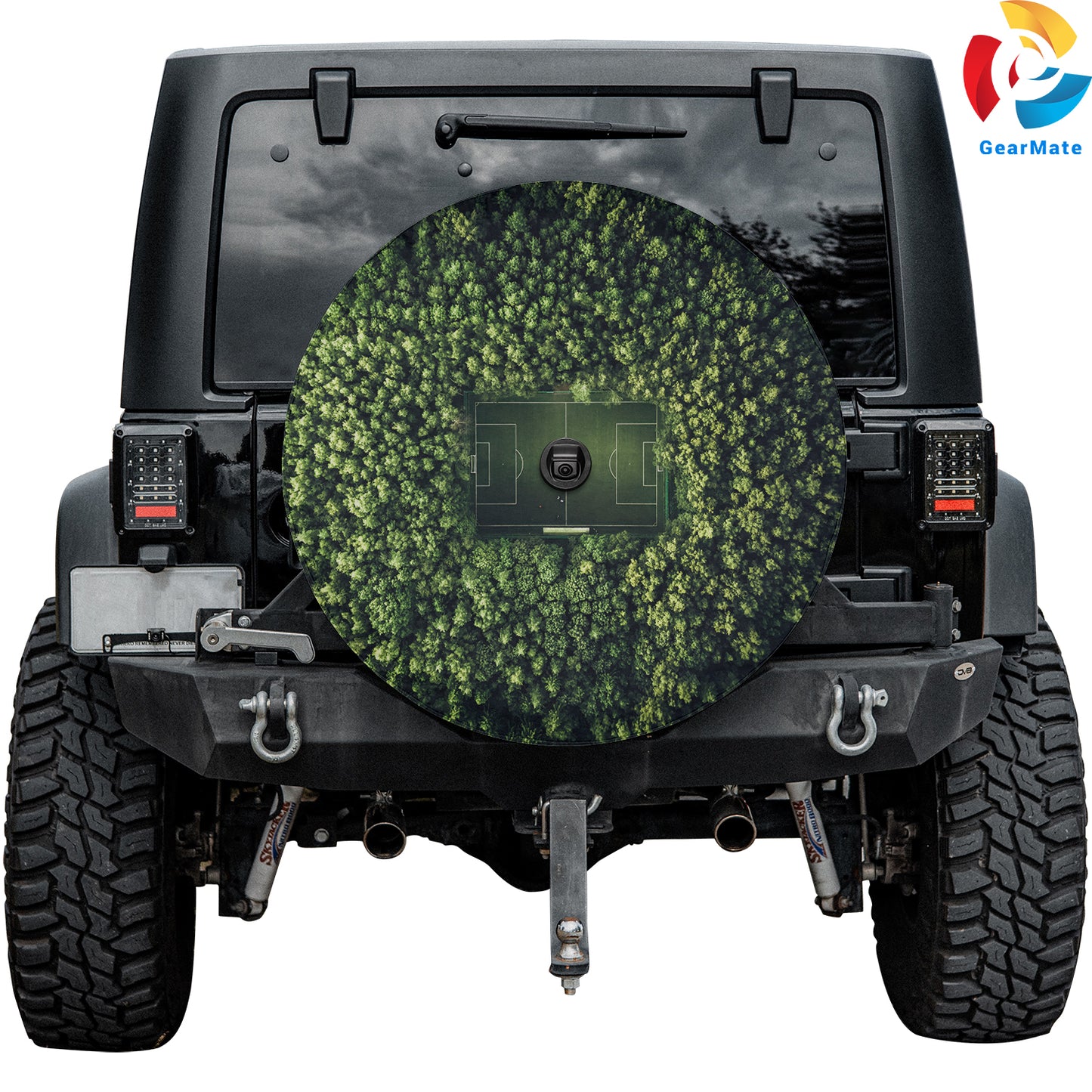 Soccer Field Spare Tire Cover – Premium Waterproof UV Resistant Protector